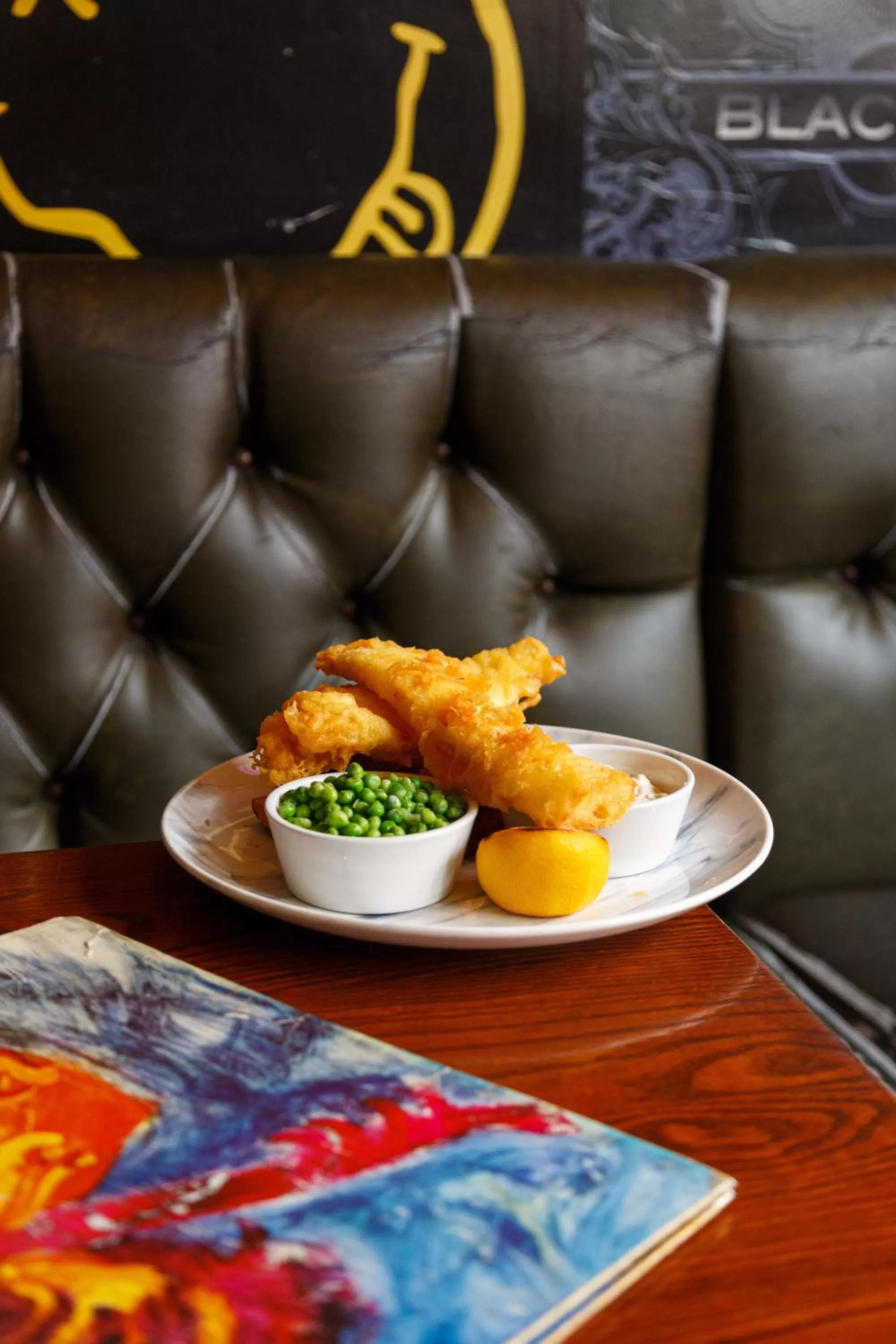 Food close-up in The Saddle Inn