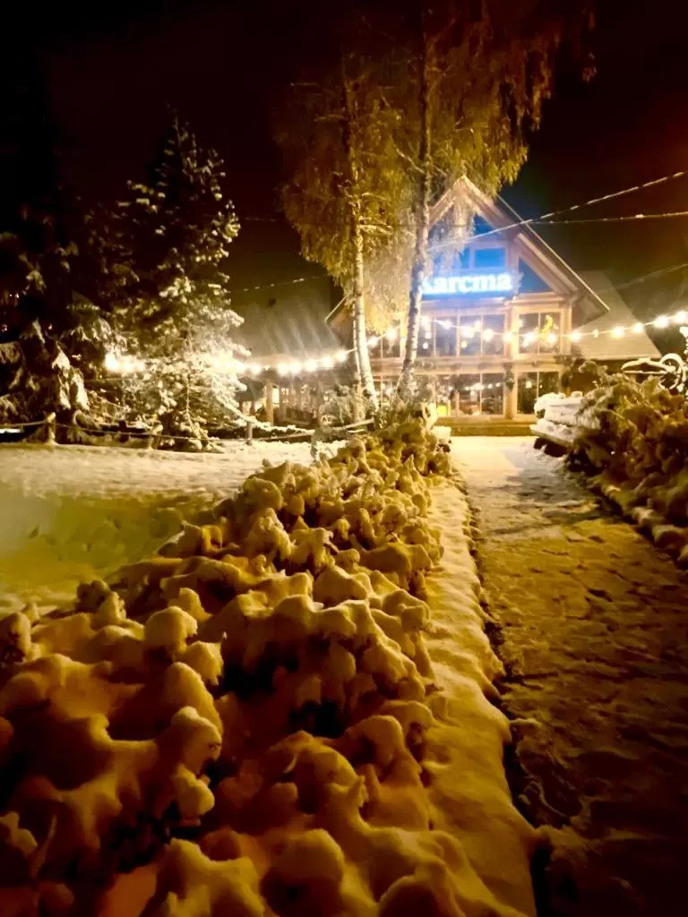 Winter in Zajazd Białczański Dom Wypoczynkowy Restauracja