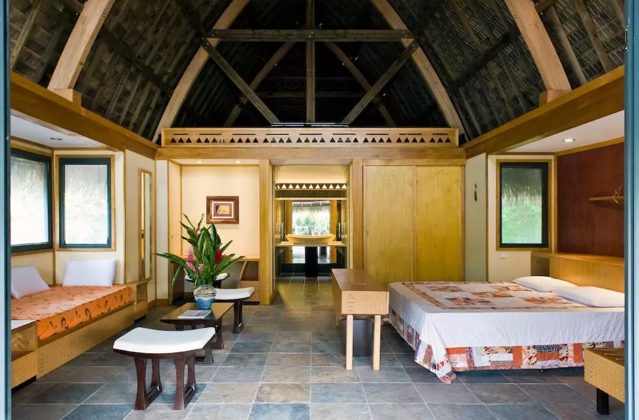 Photo of the whole room, Bed in Maitai Lapita Village Huahine
