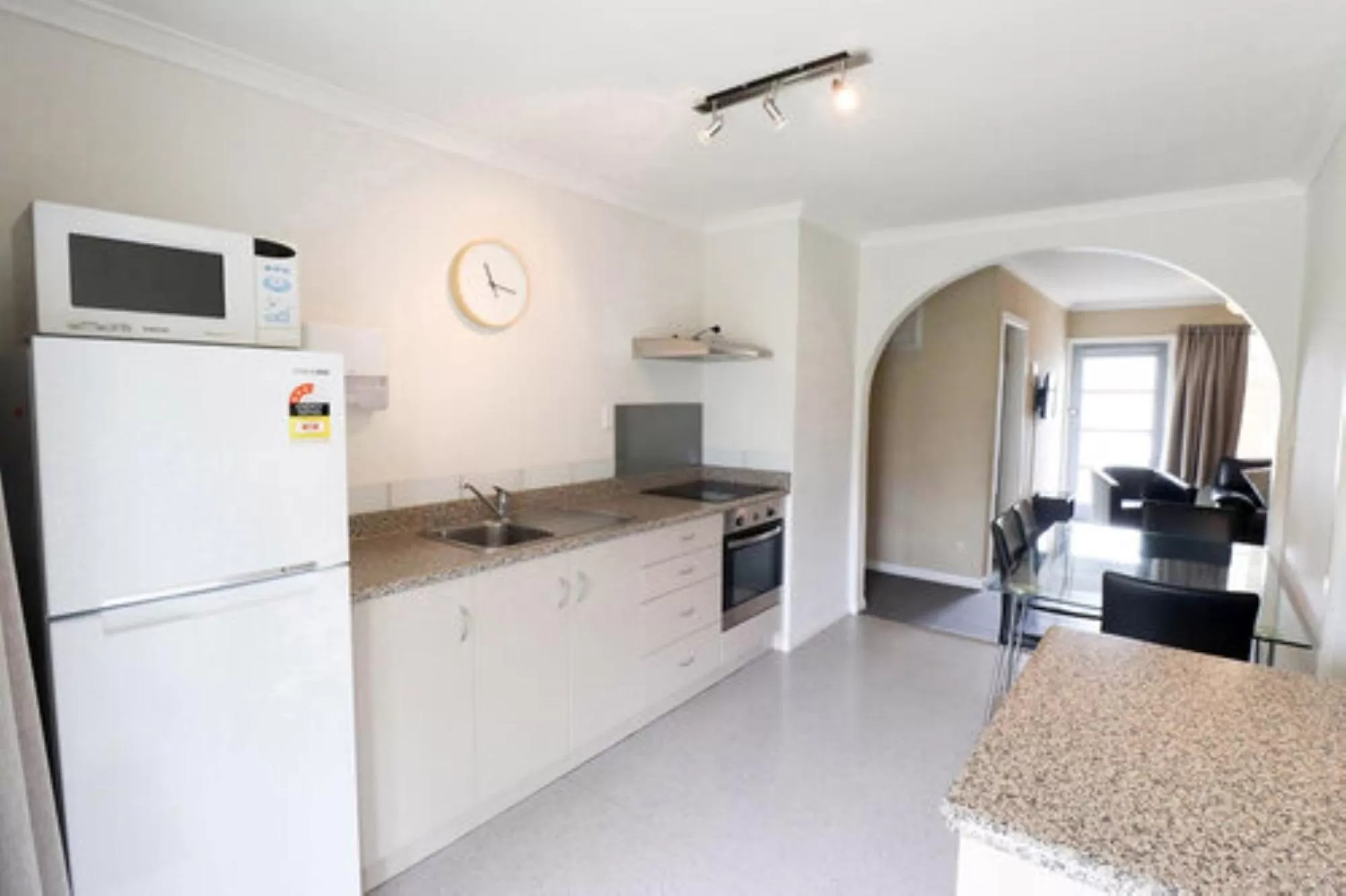Kitchen or kitchenette in Aztec Motel