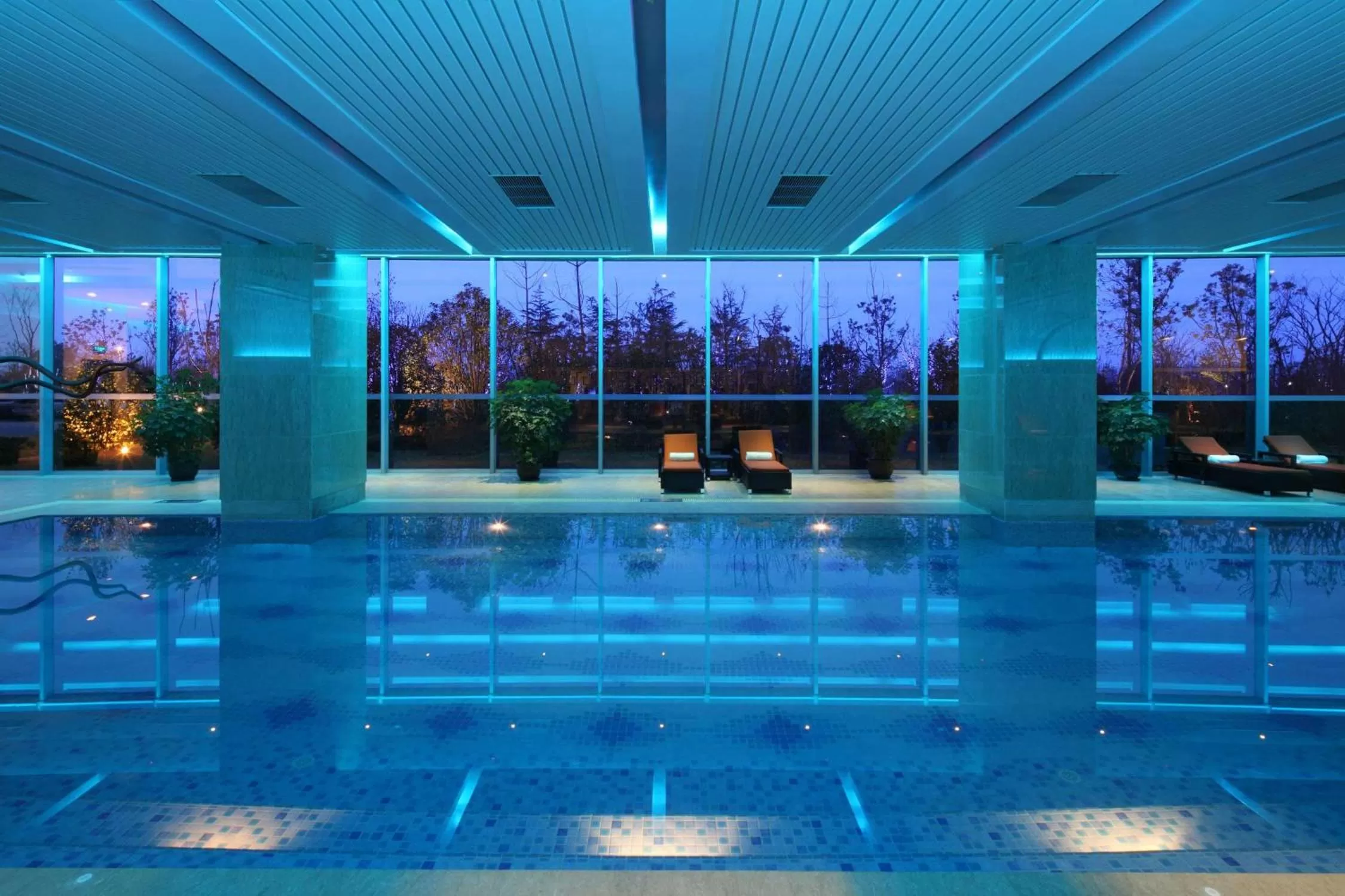 Pool view in Hilton Nanjing Riverside