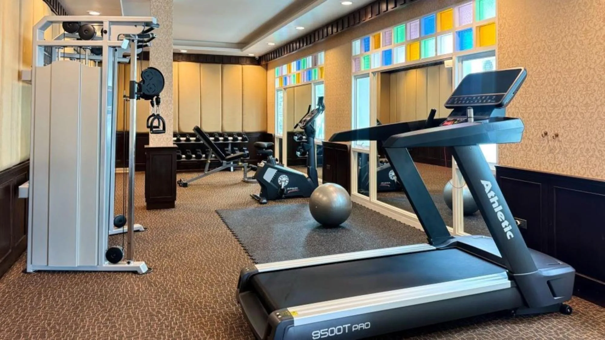 Fitness centre/facilities in Grand Supicha City Hotel