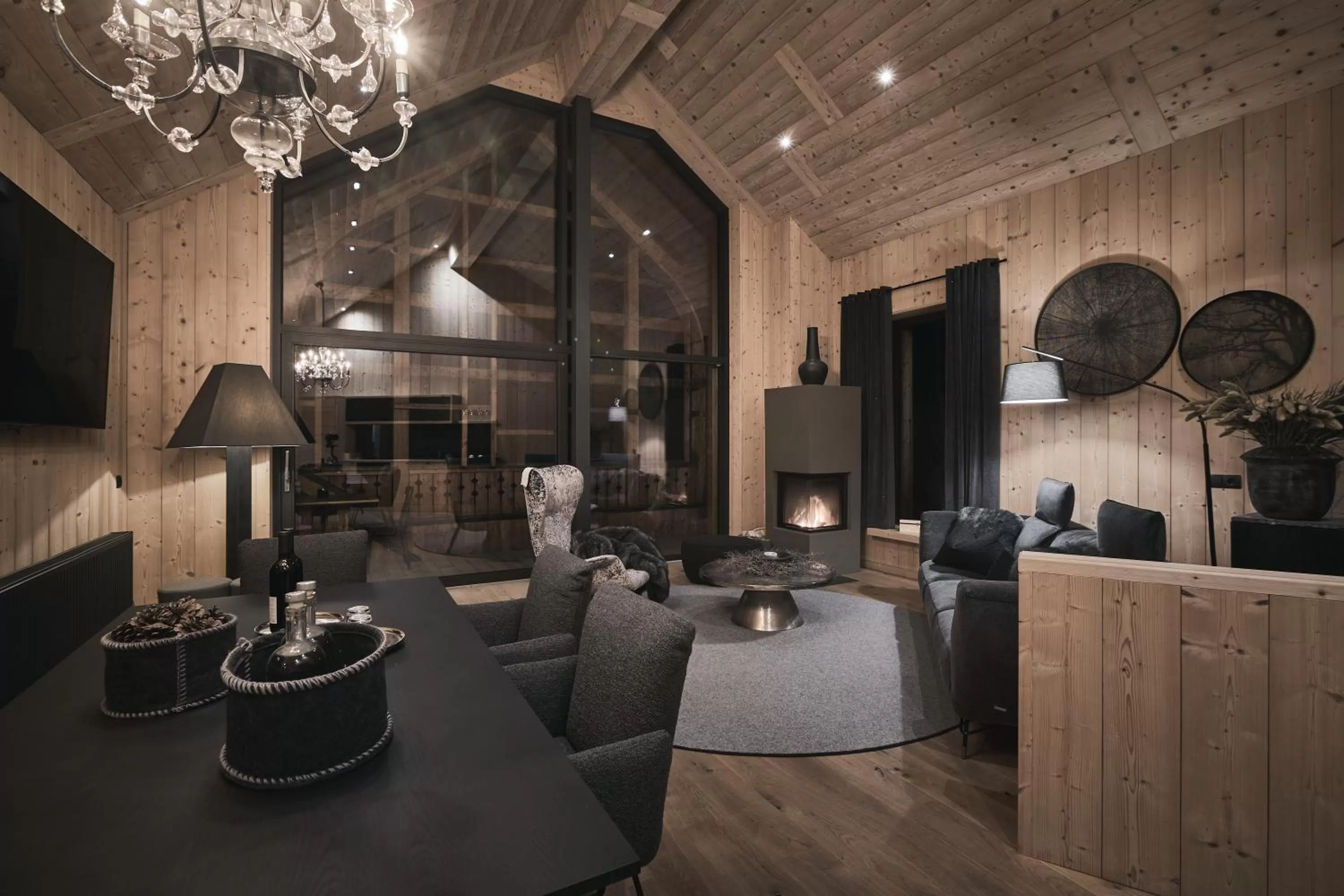 Living room in Tenne Lodges