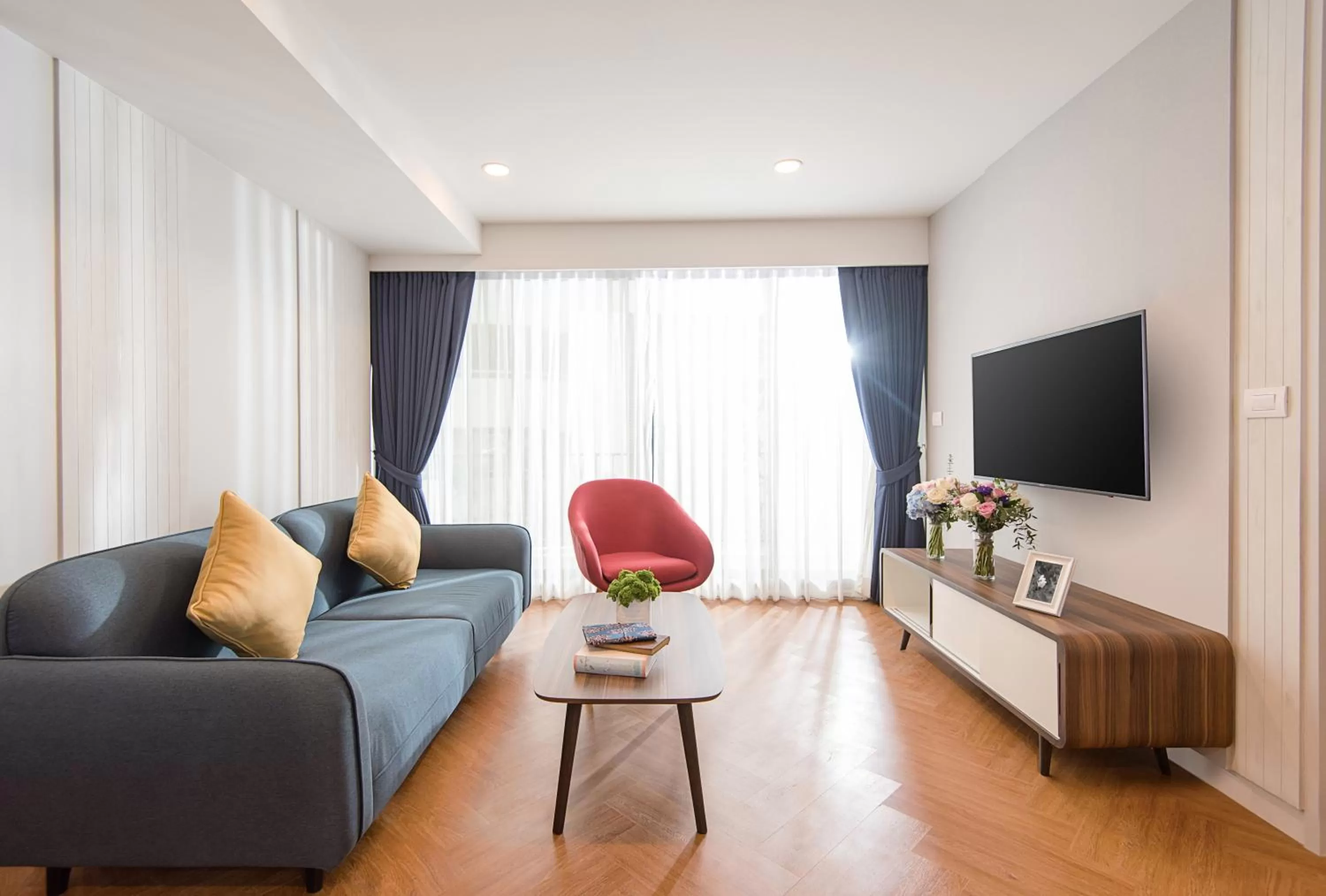 Living room in Amanta Hotel & Residence Sathorn