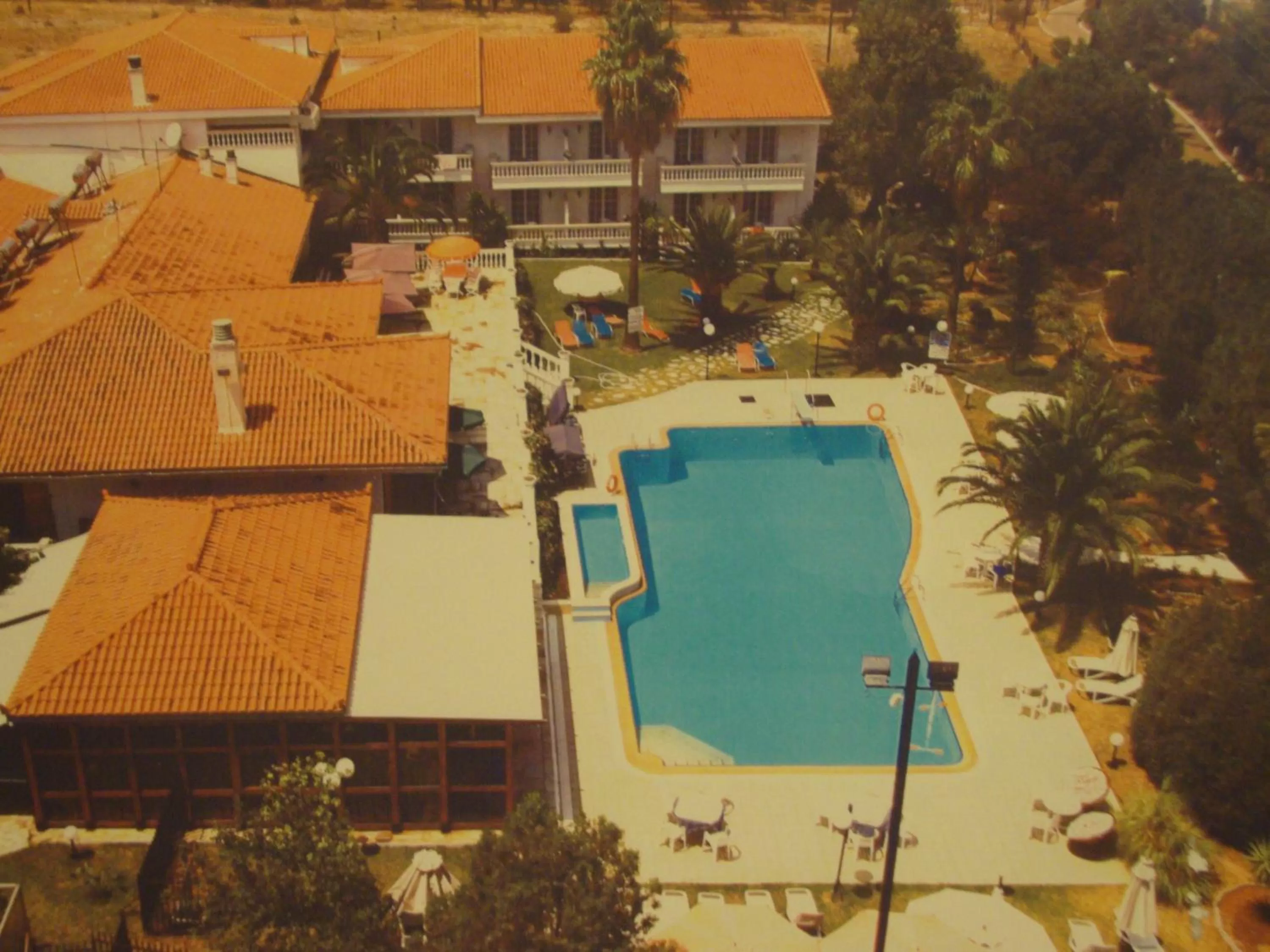 Bird's eye view in Villa Olympia