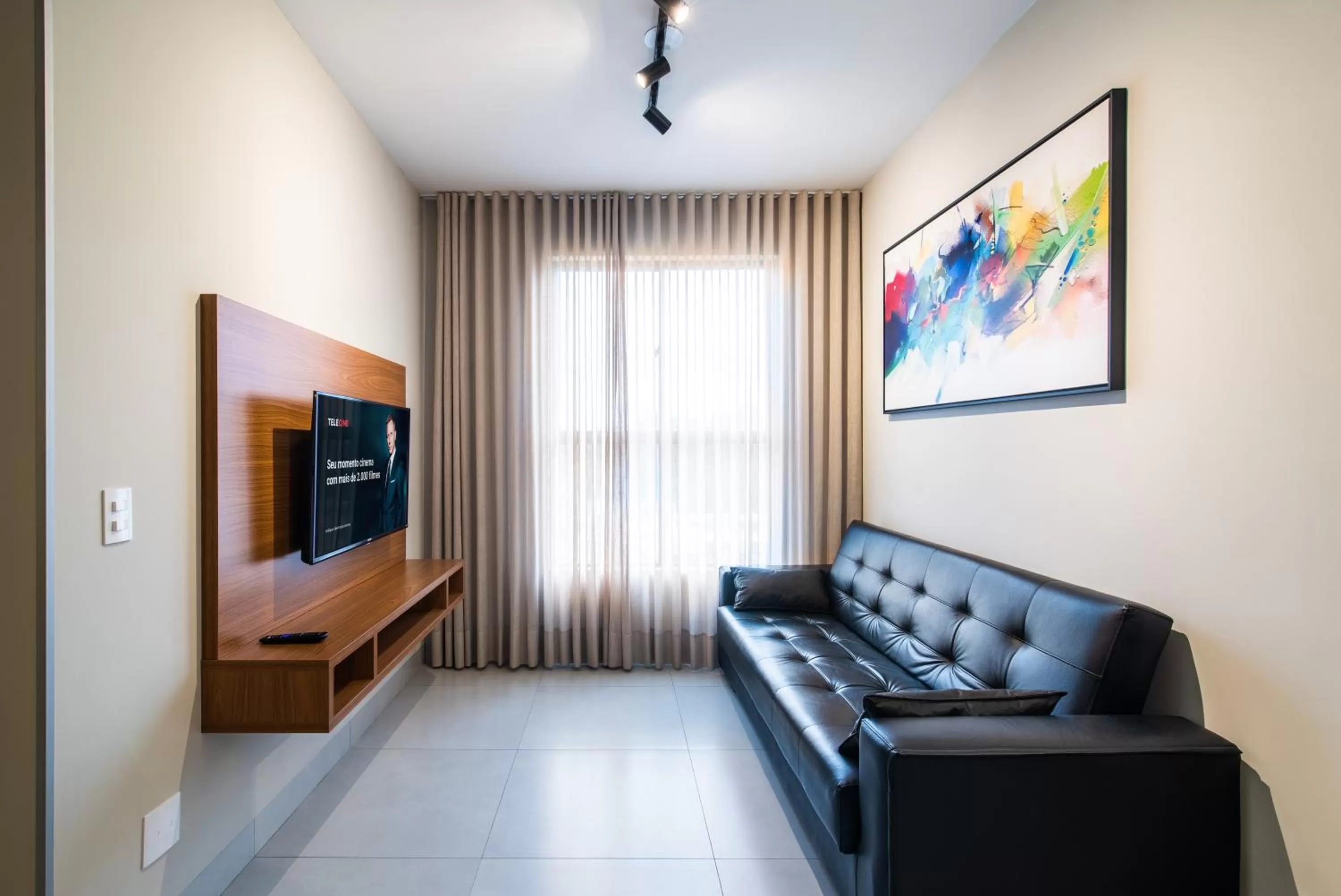 Living room in Slaviero Londrina Flat