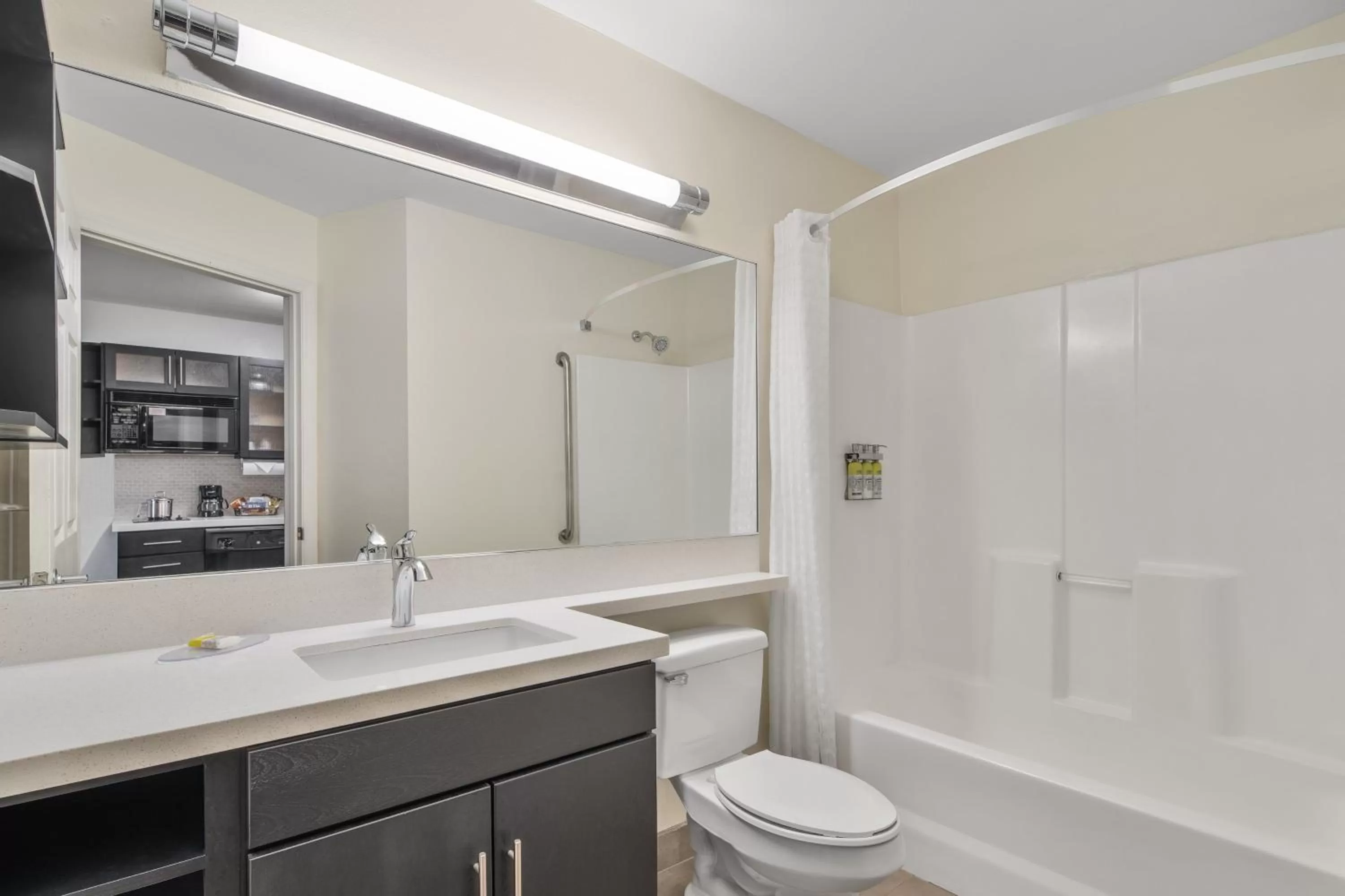Bathroom in Candlewood Suites Huntersville-Lake Norman Area by IHG
