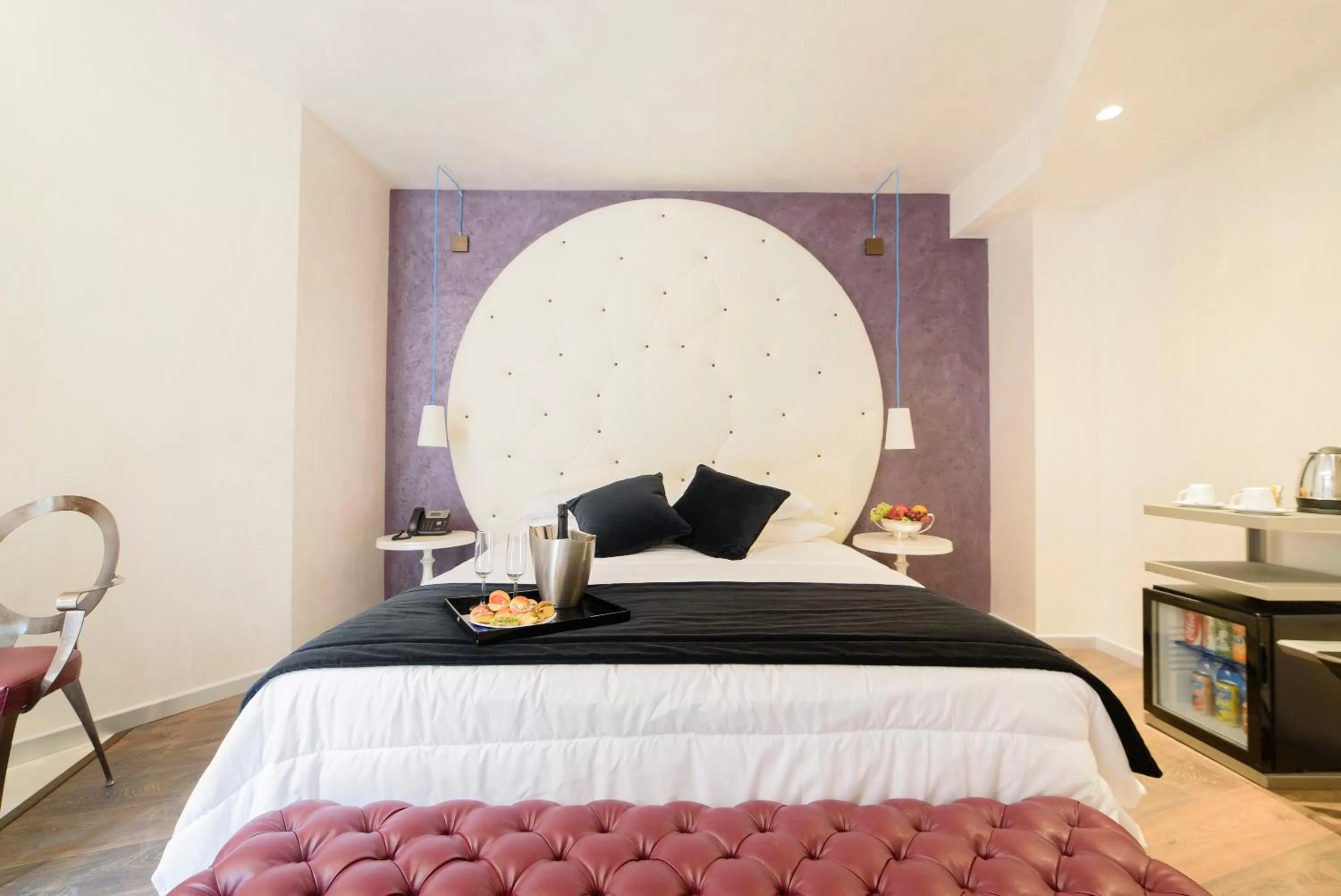 Bed in Hotel Vespasiano