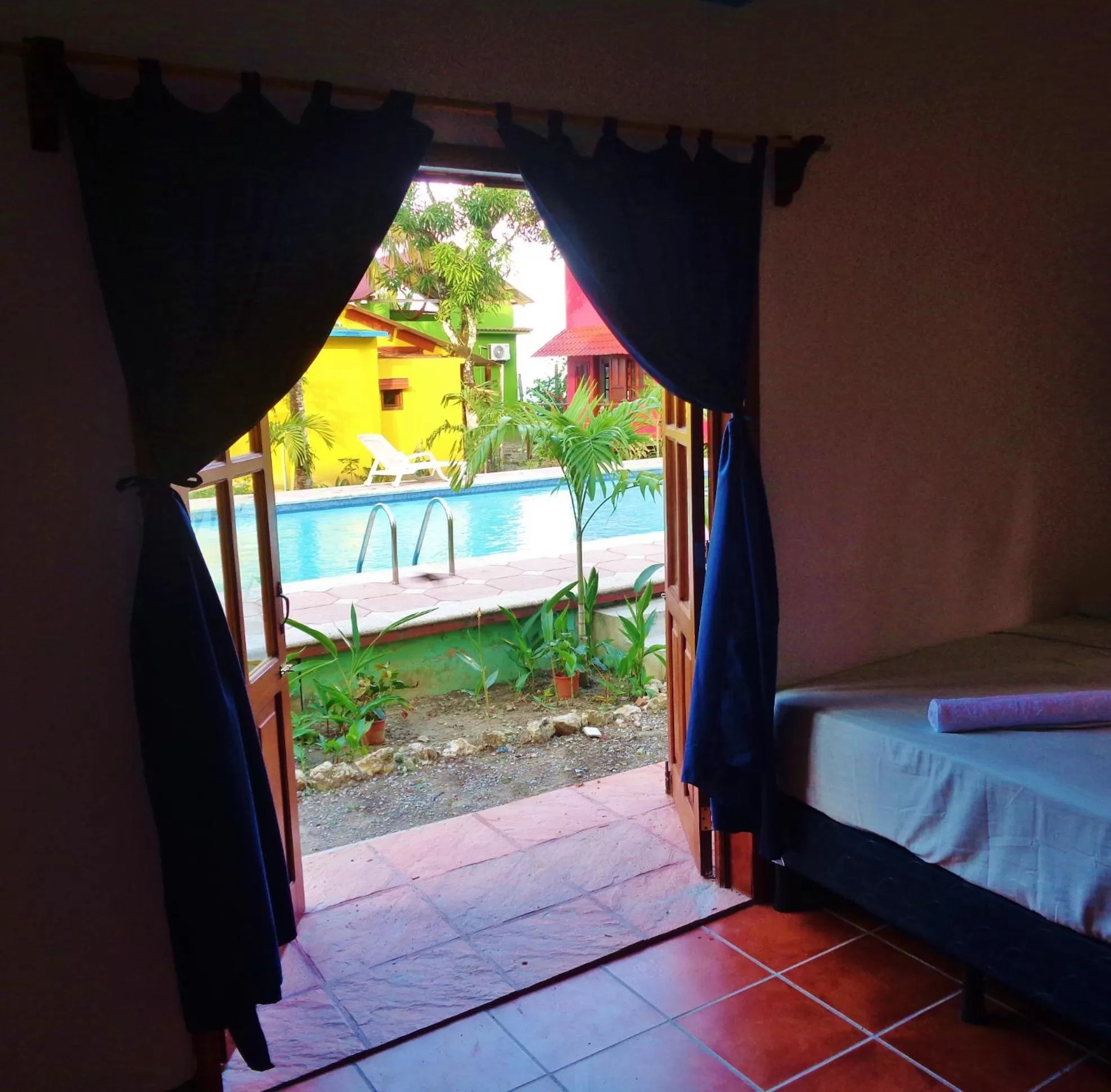Decorative detail, Bed in Livingston Resort Hotel