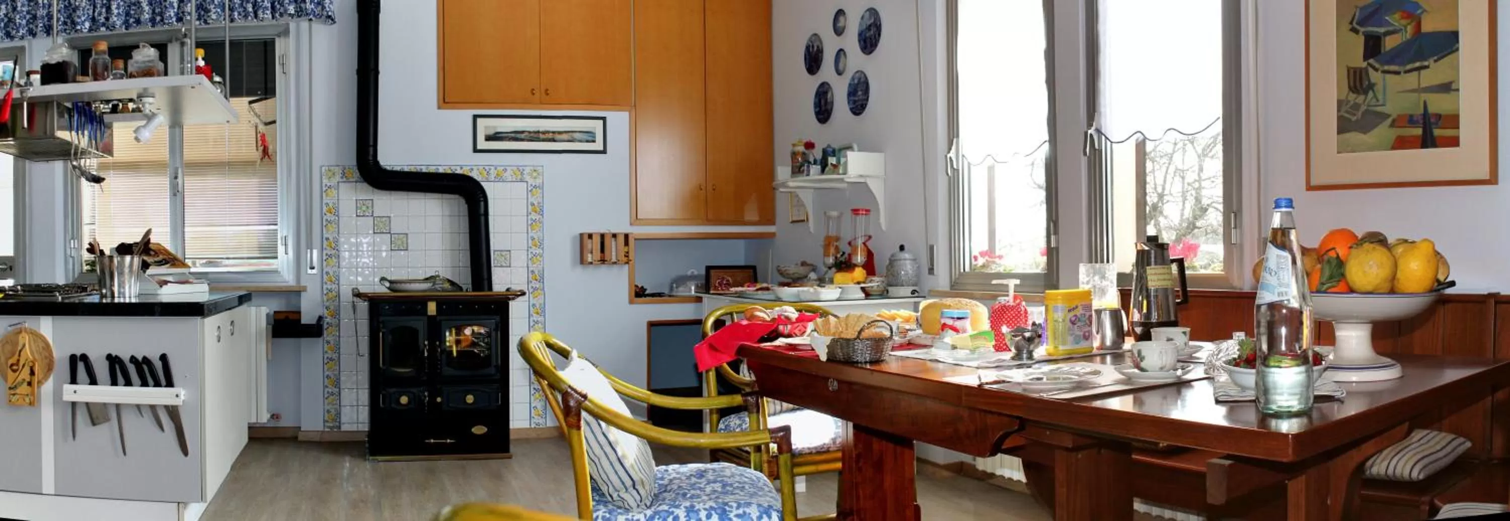 Kitchen or kitchenette in Al Villino del Sole