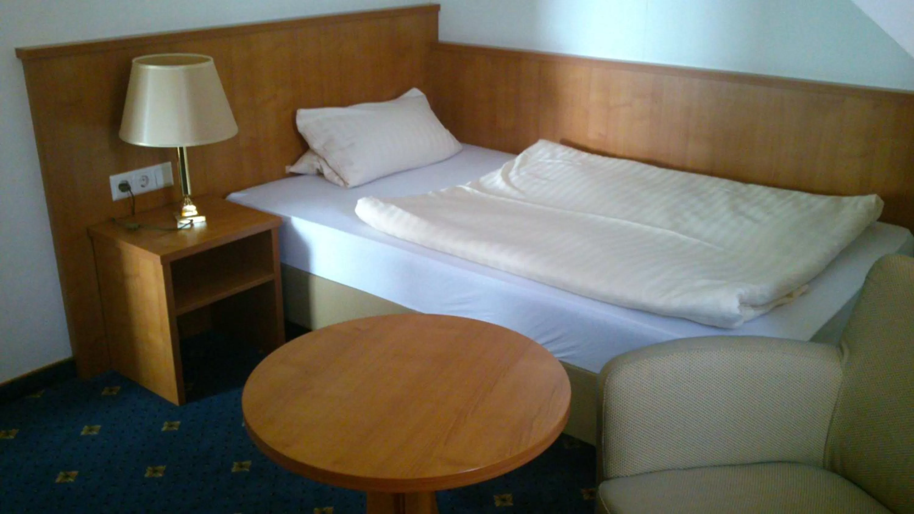 Bed in Hotel Kaiserhof