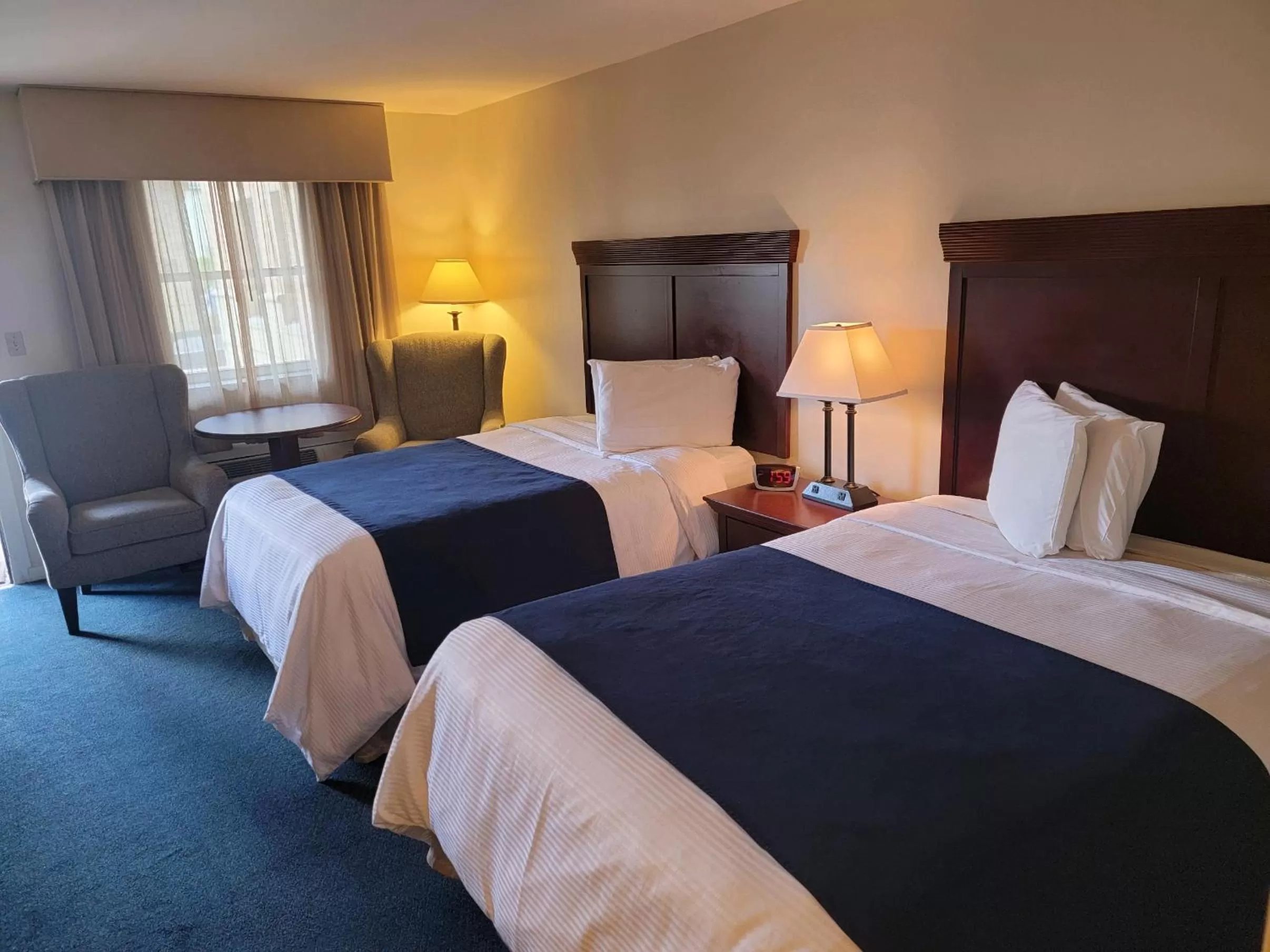 Bed in Penn Wells Lodge