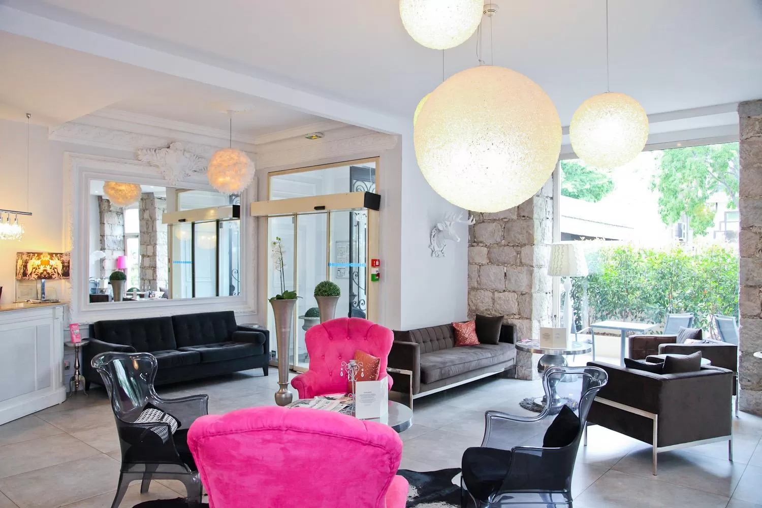 Lobby or reception in Hotel La Villa Nice Victor Hugo