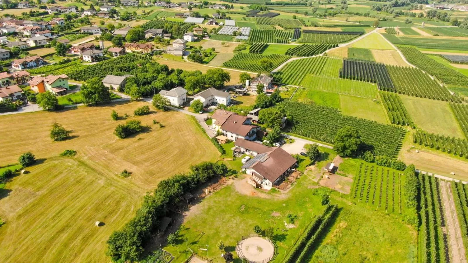 Bird's eye view in Agritur Airone Bed & Camping