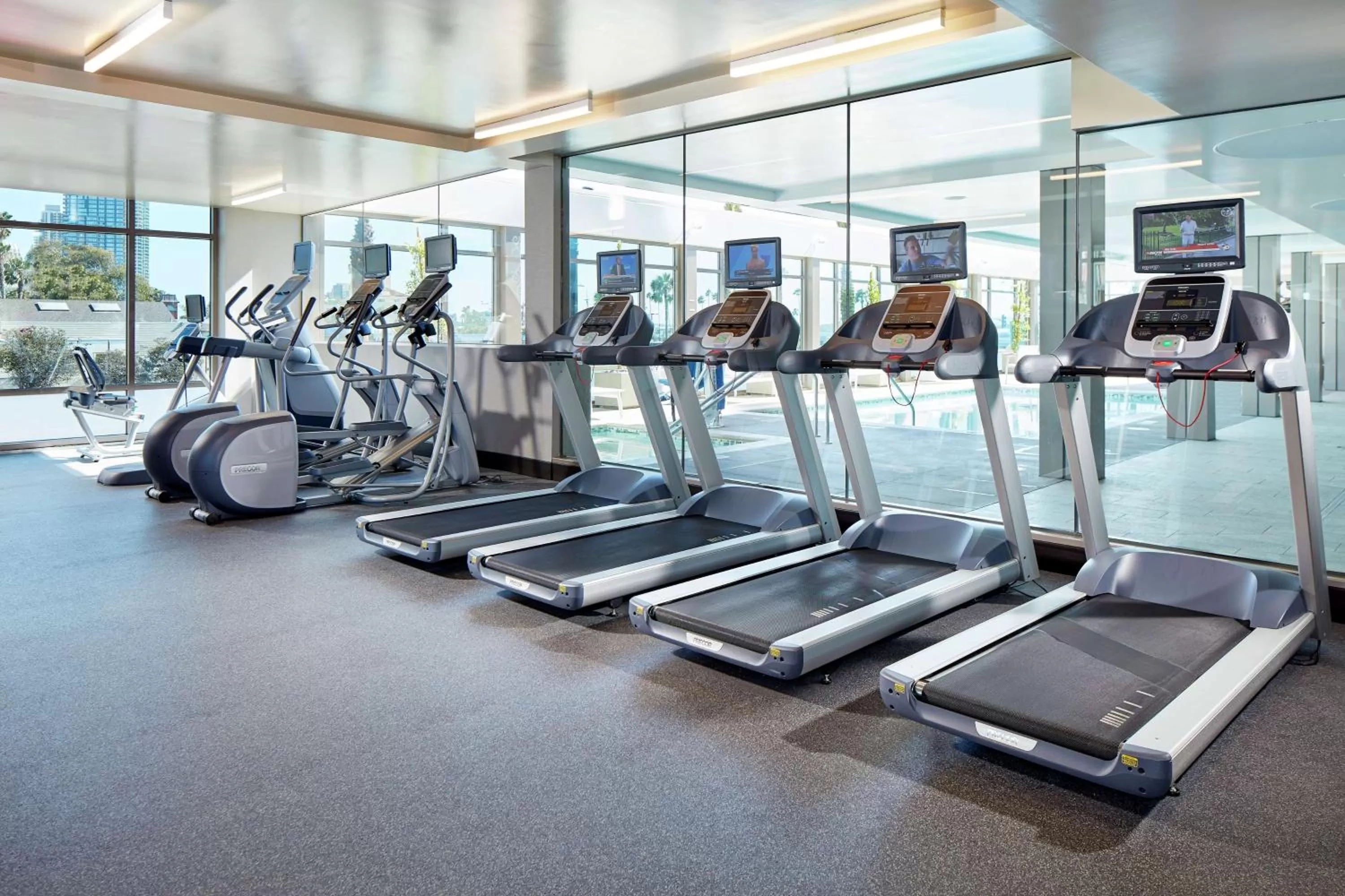 Fitness centre/facilities in Hilton Garden Inn San Diego Downtown/Bayside, CA