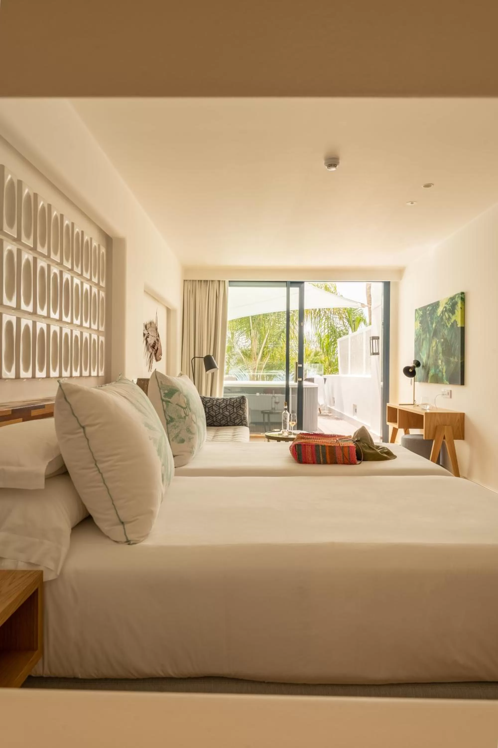 Bed in Hotel Fariones