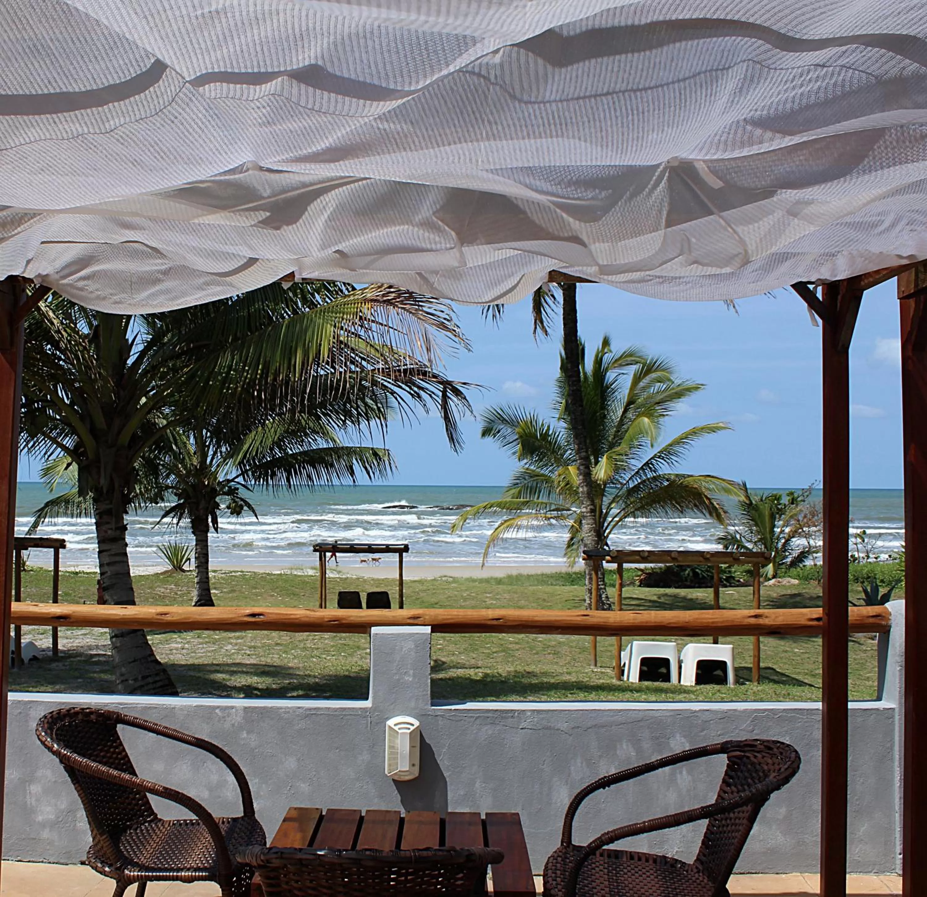 Balcony/Terrace in Pousada dos Hibiscus