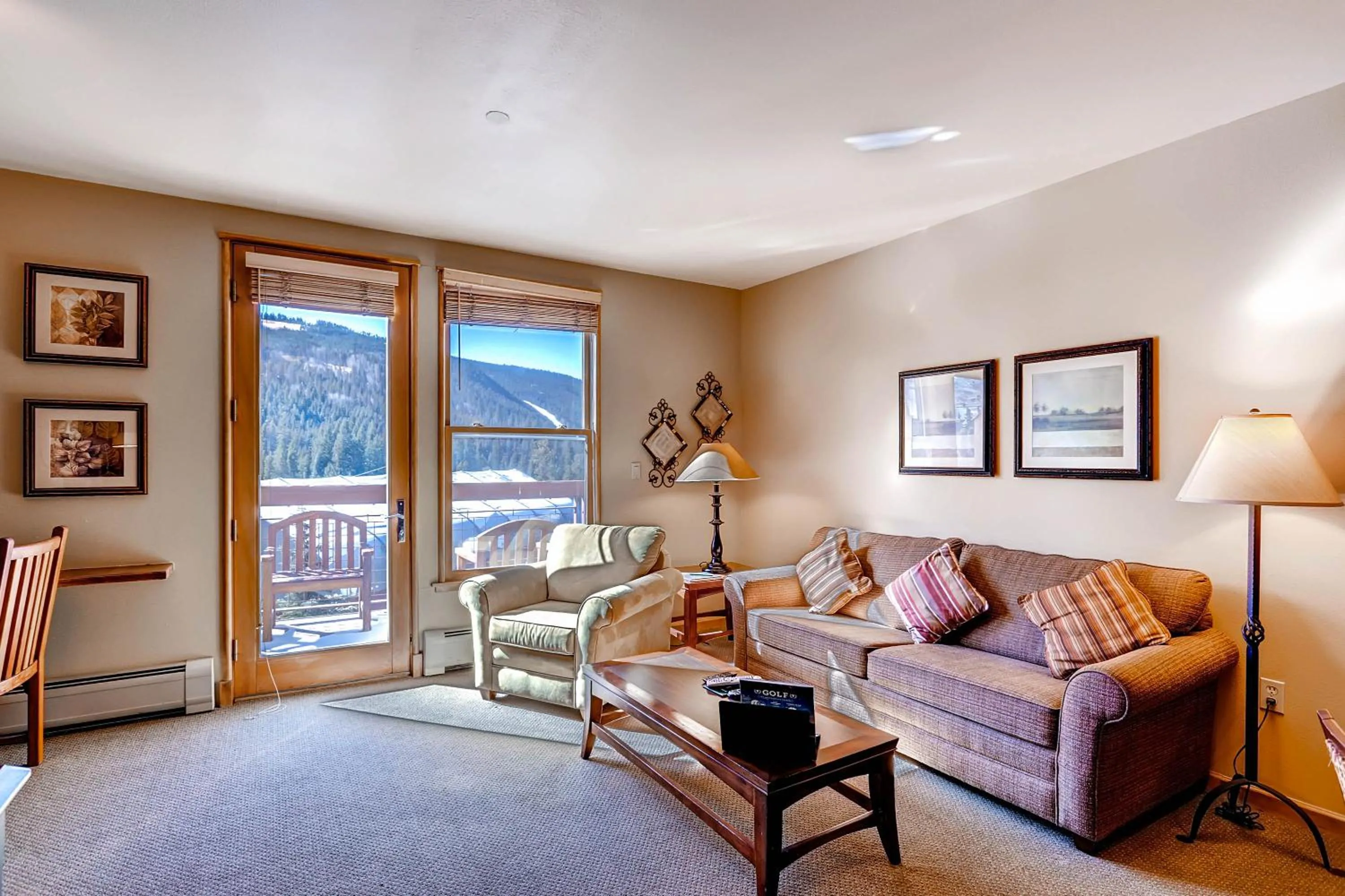 Seating Area in River Run Village by Keystone Resort