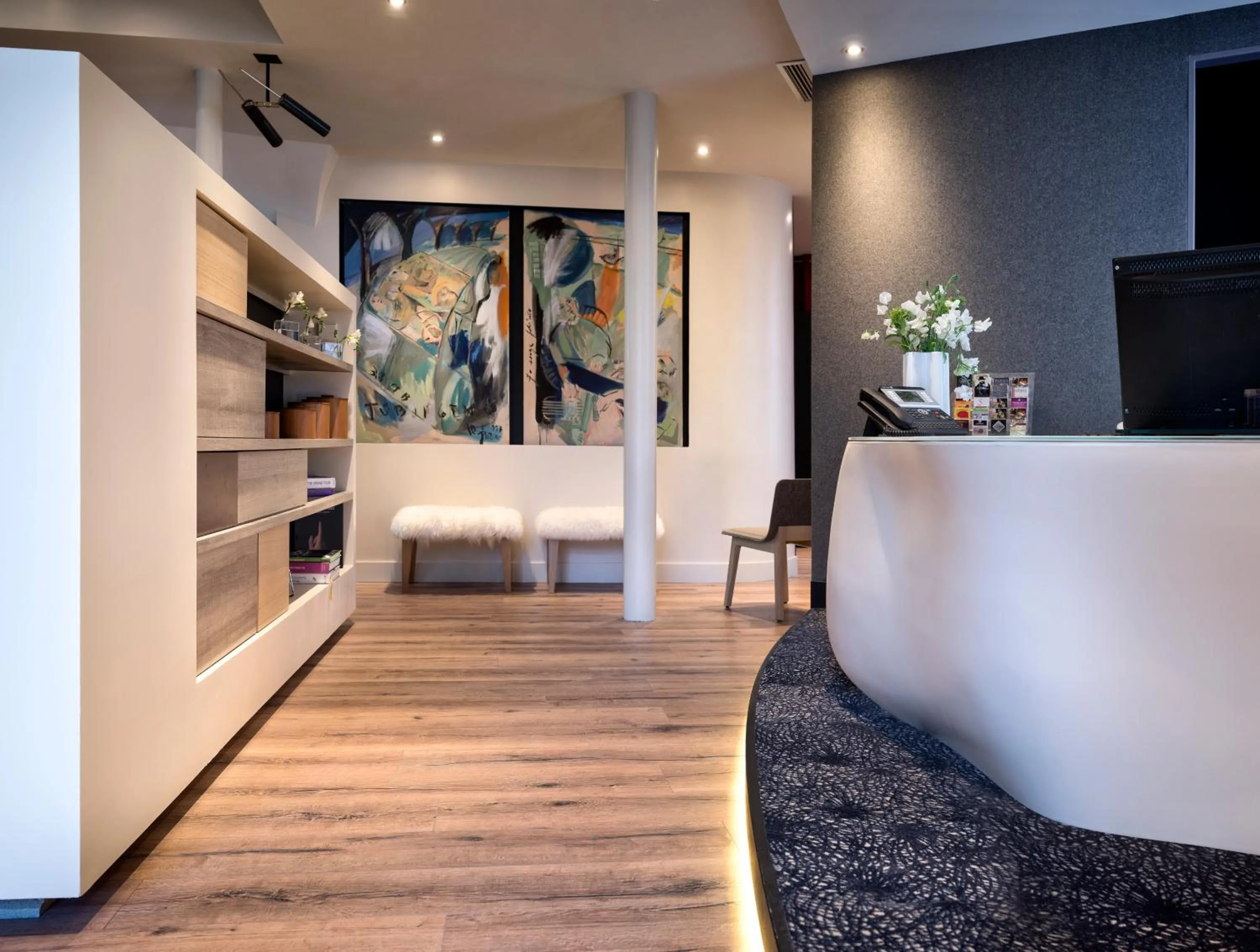 Lobby or reception in Hotel Max