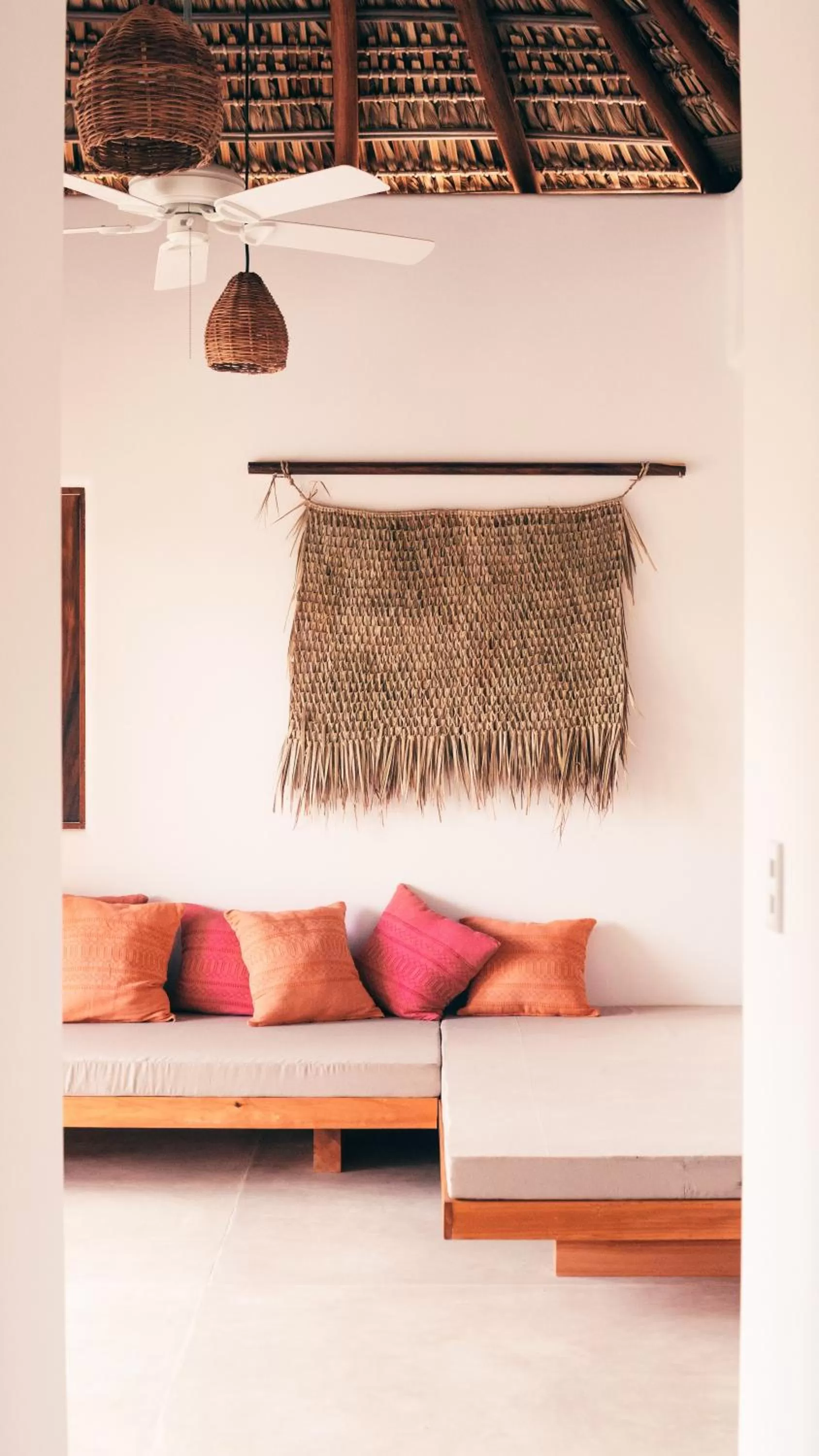 Living room, Bed in Casa Kuaa