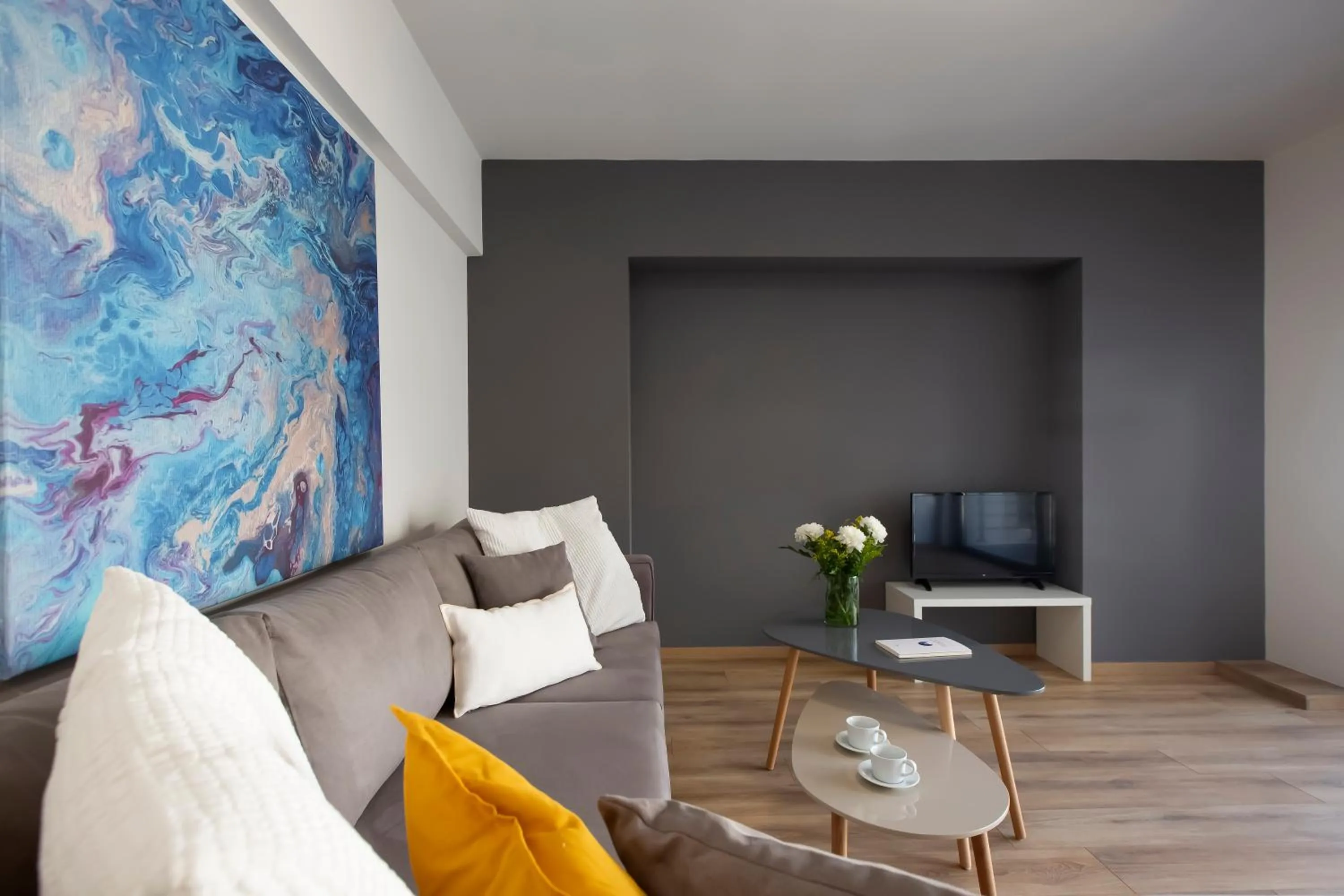 Living room in Athens Panorama Project