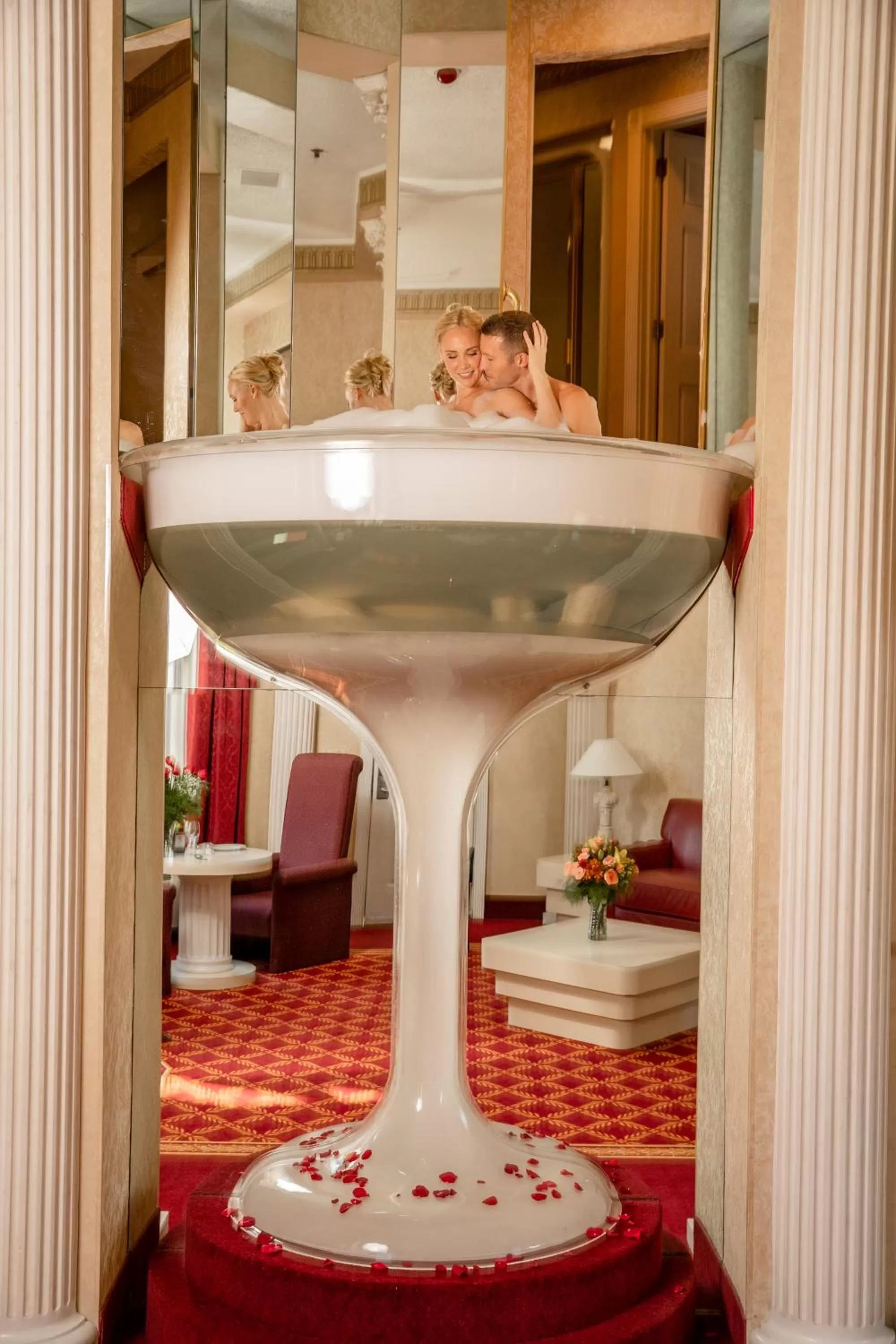 Bathroom in Pocono Palace Resort
