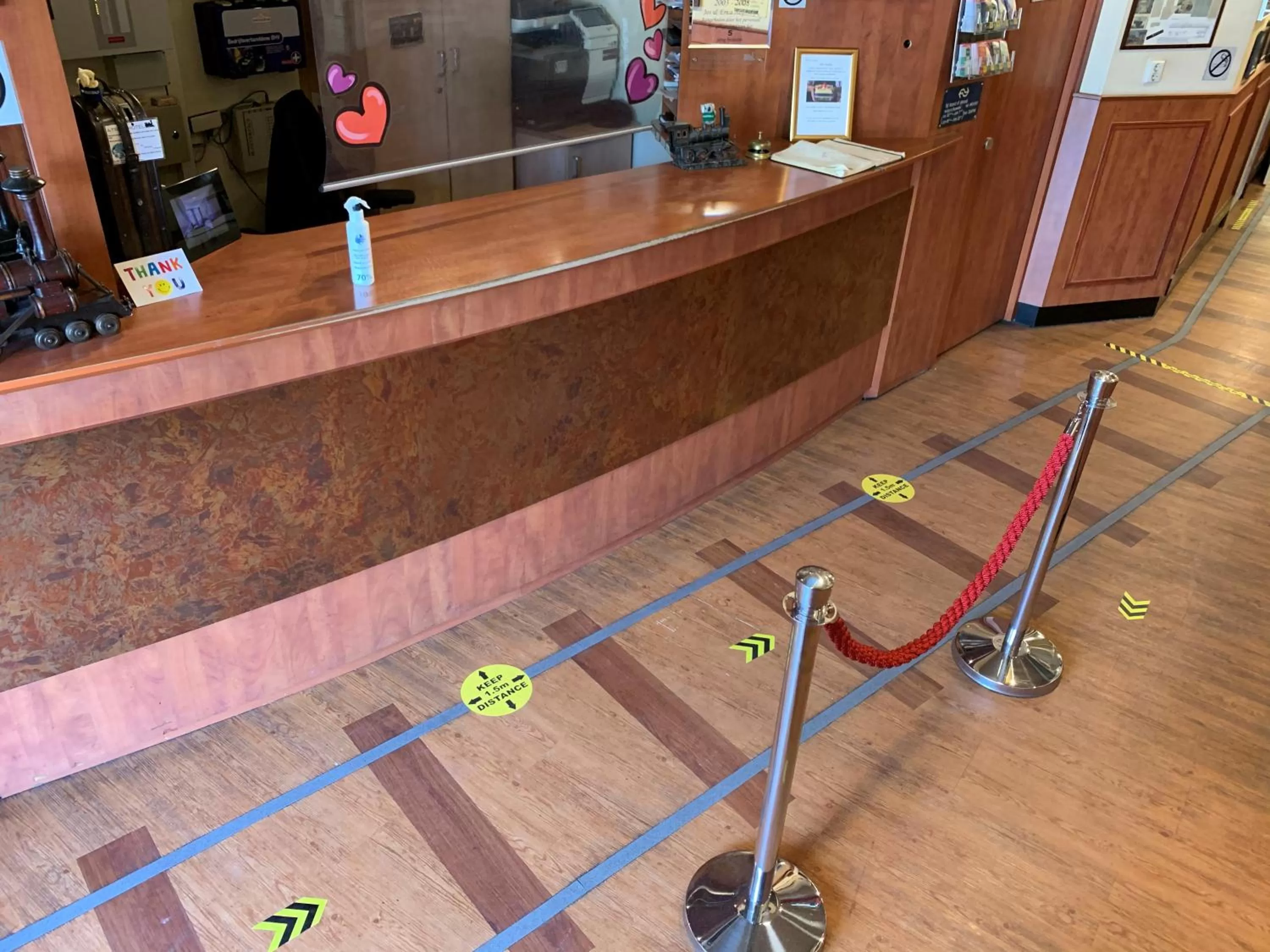 Lobby or reception in A-Train Hotel