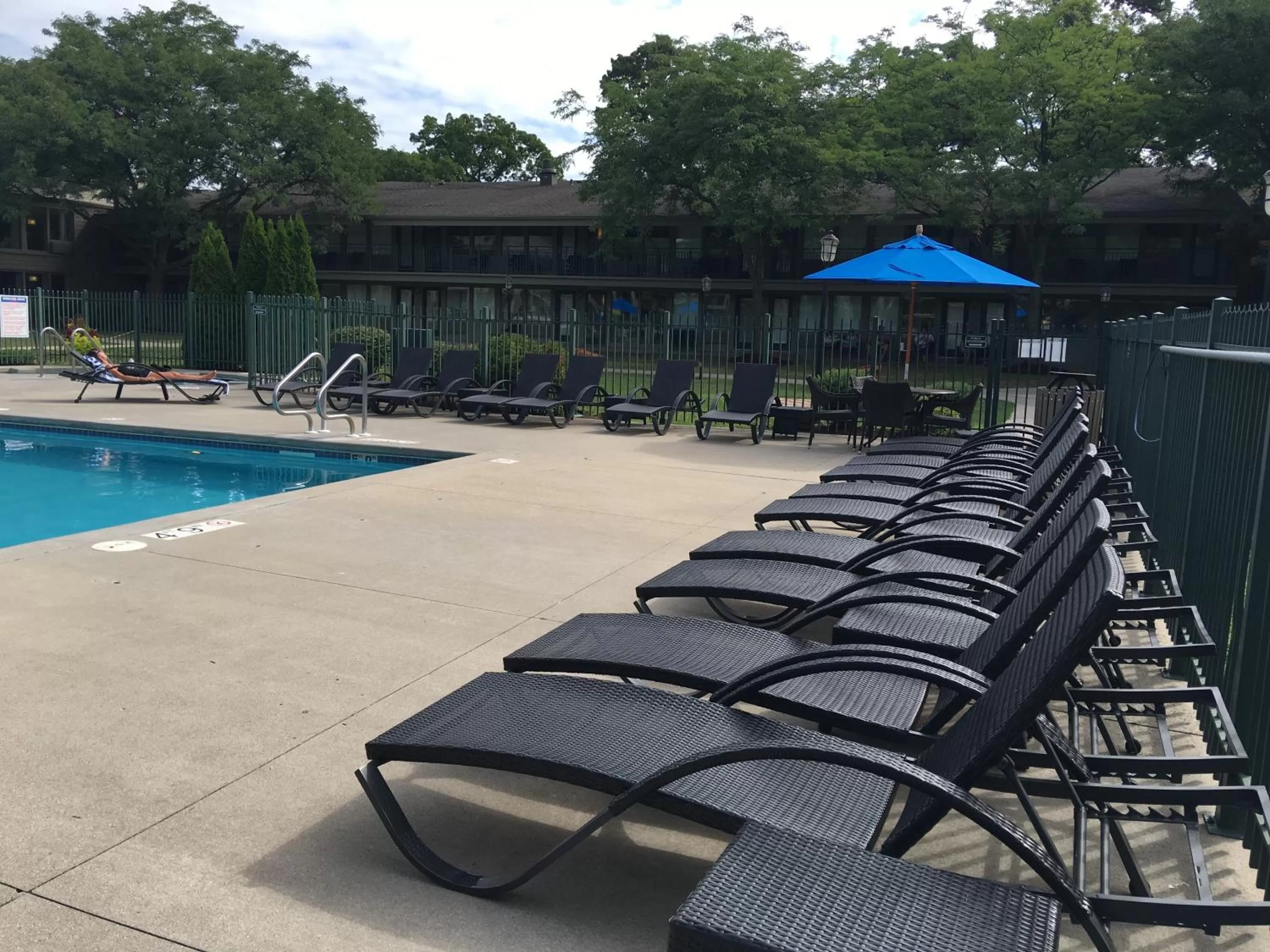 Pool view in The Abbey Resort