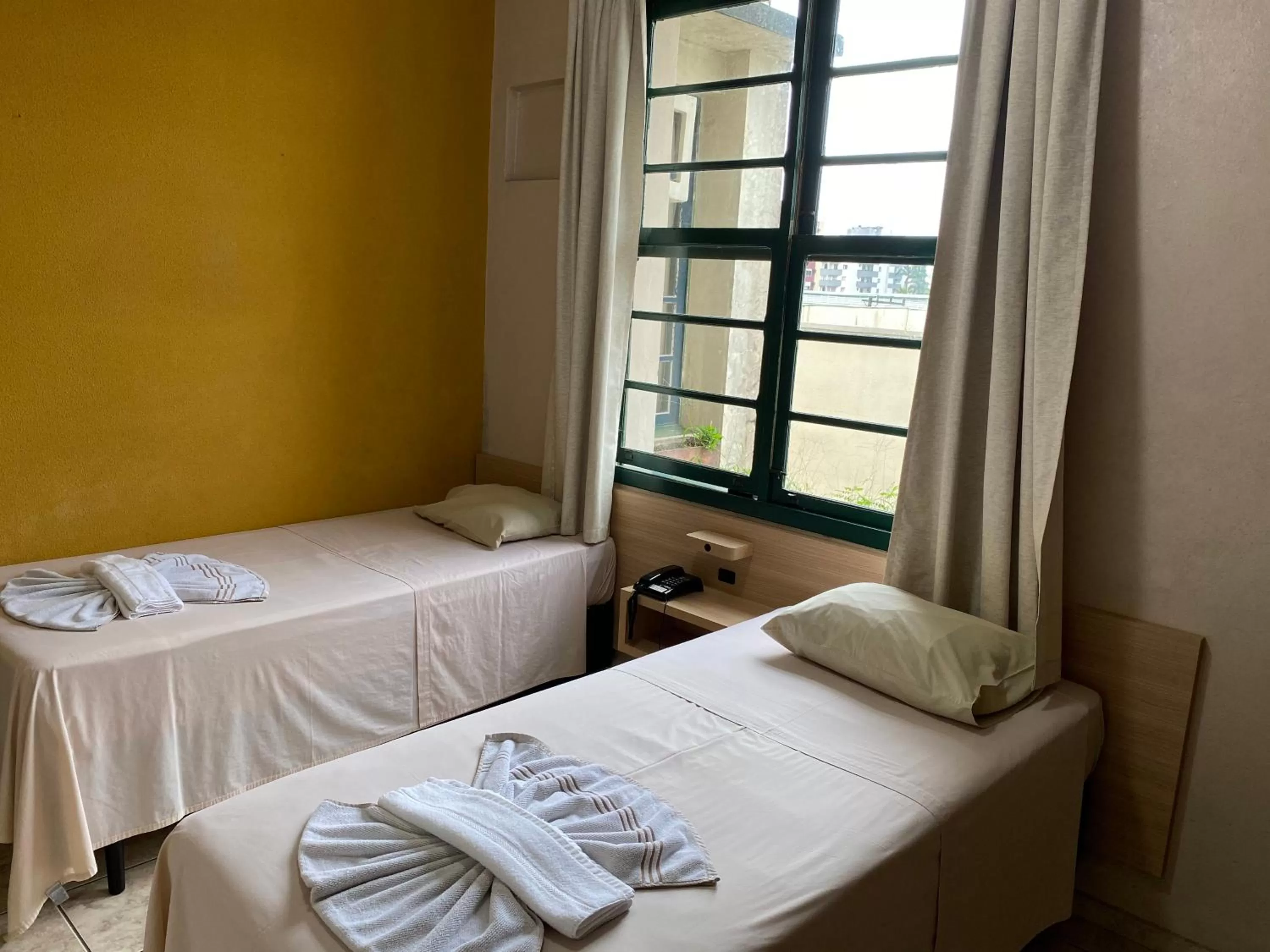 Bed in Hotel Bavarium