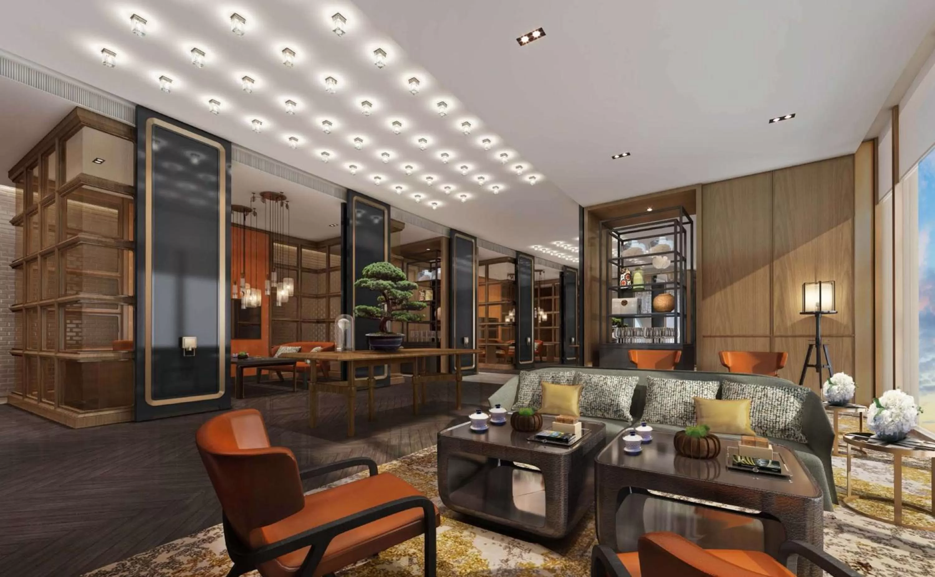 Lounge or bar in Hilton Fuzhou