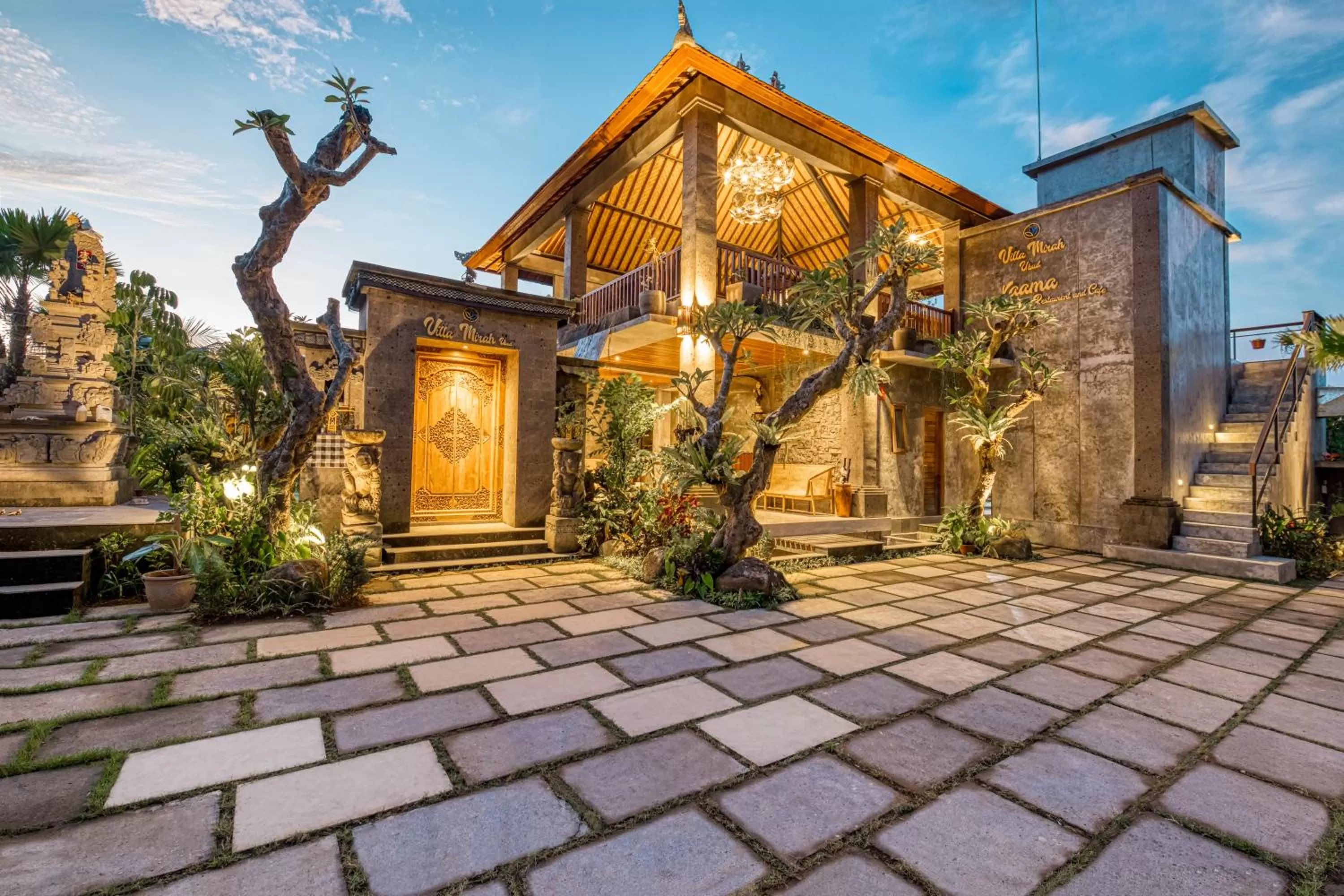 Facade/entrance in Villa Mirah Ubud