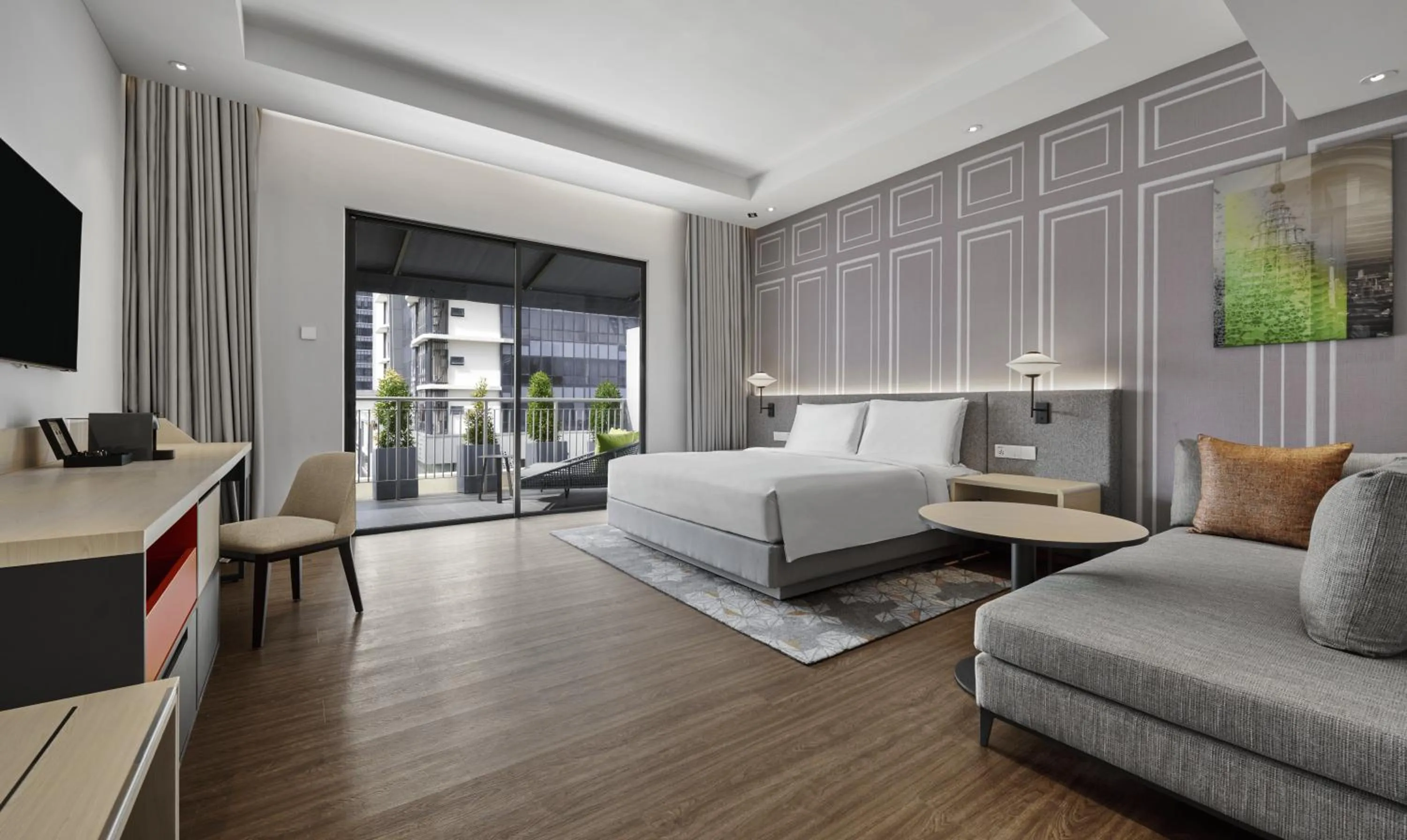 Bed in Hyatt Place Kuala Lumpur Bukit Jalil