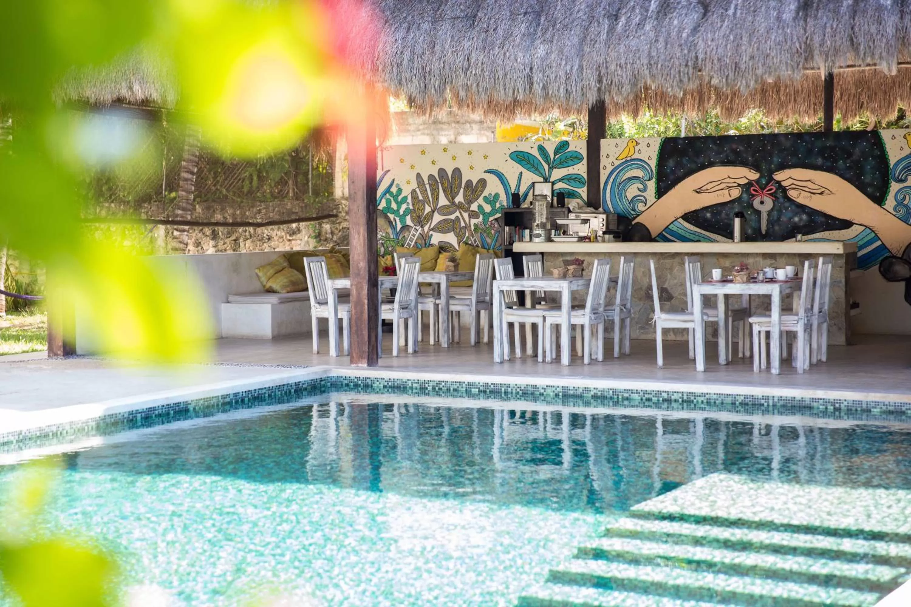 Swimming pool in Villas H2O