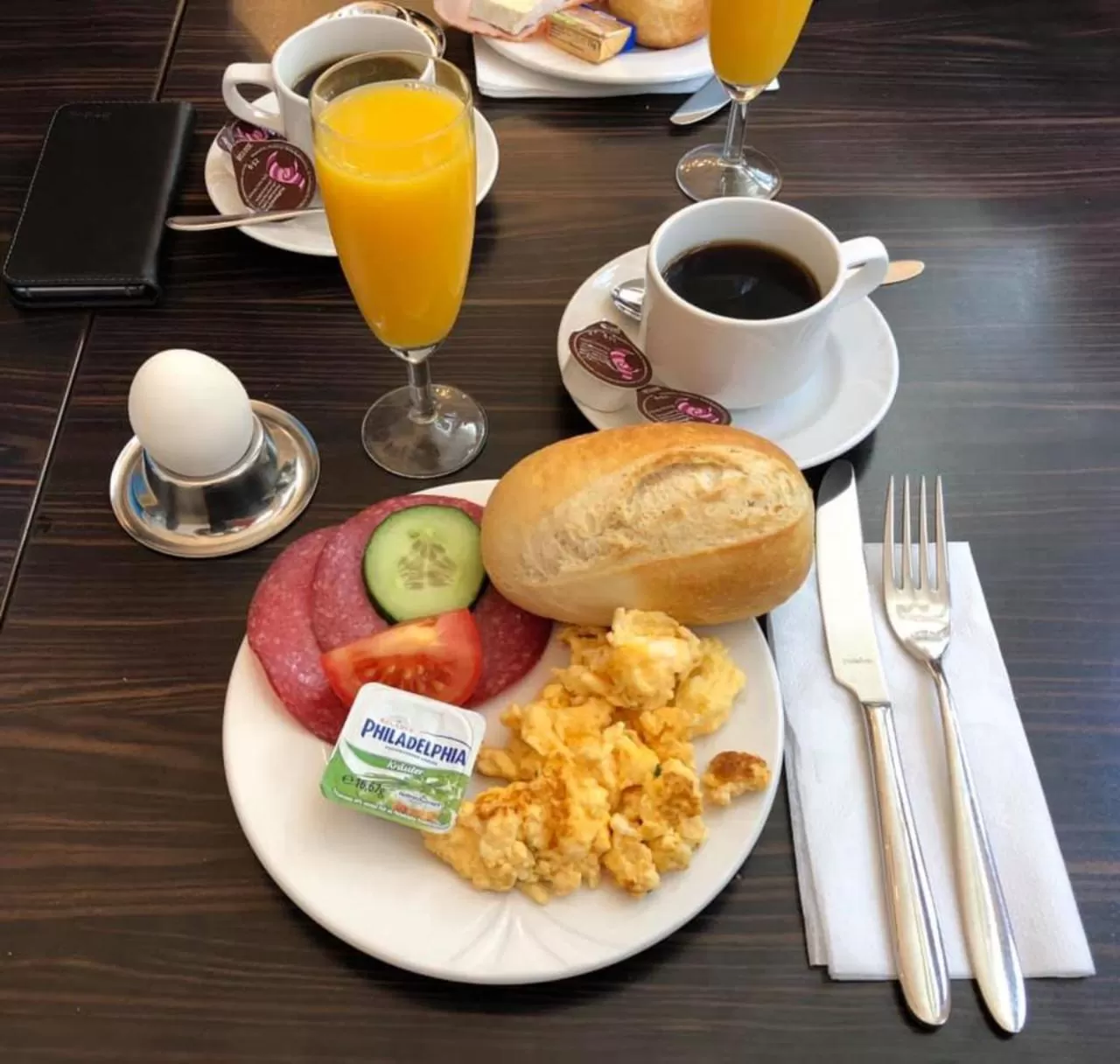 Food close-up in Hotel Demling