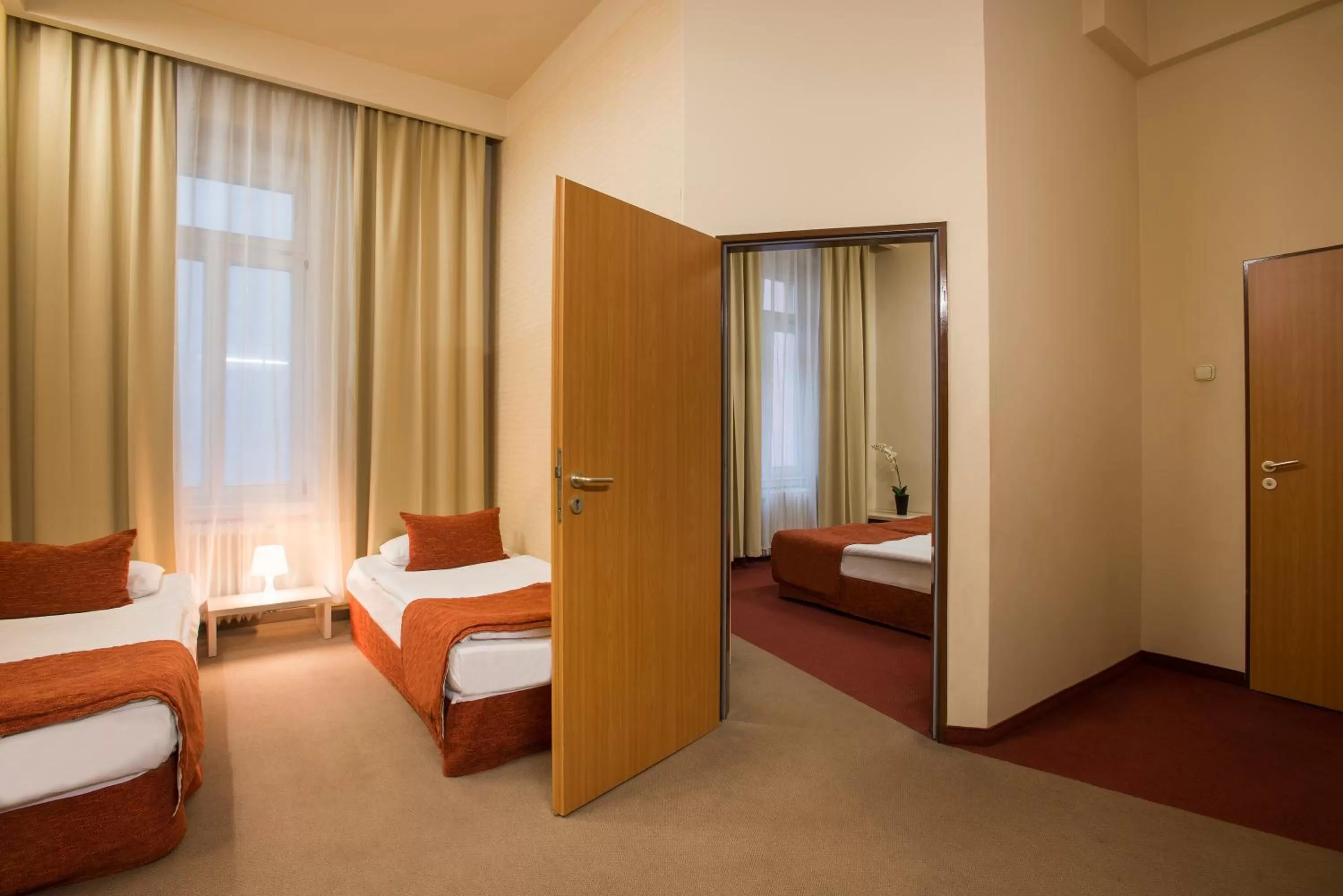 Bed in Star City Hotel