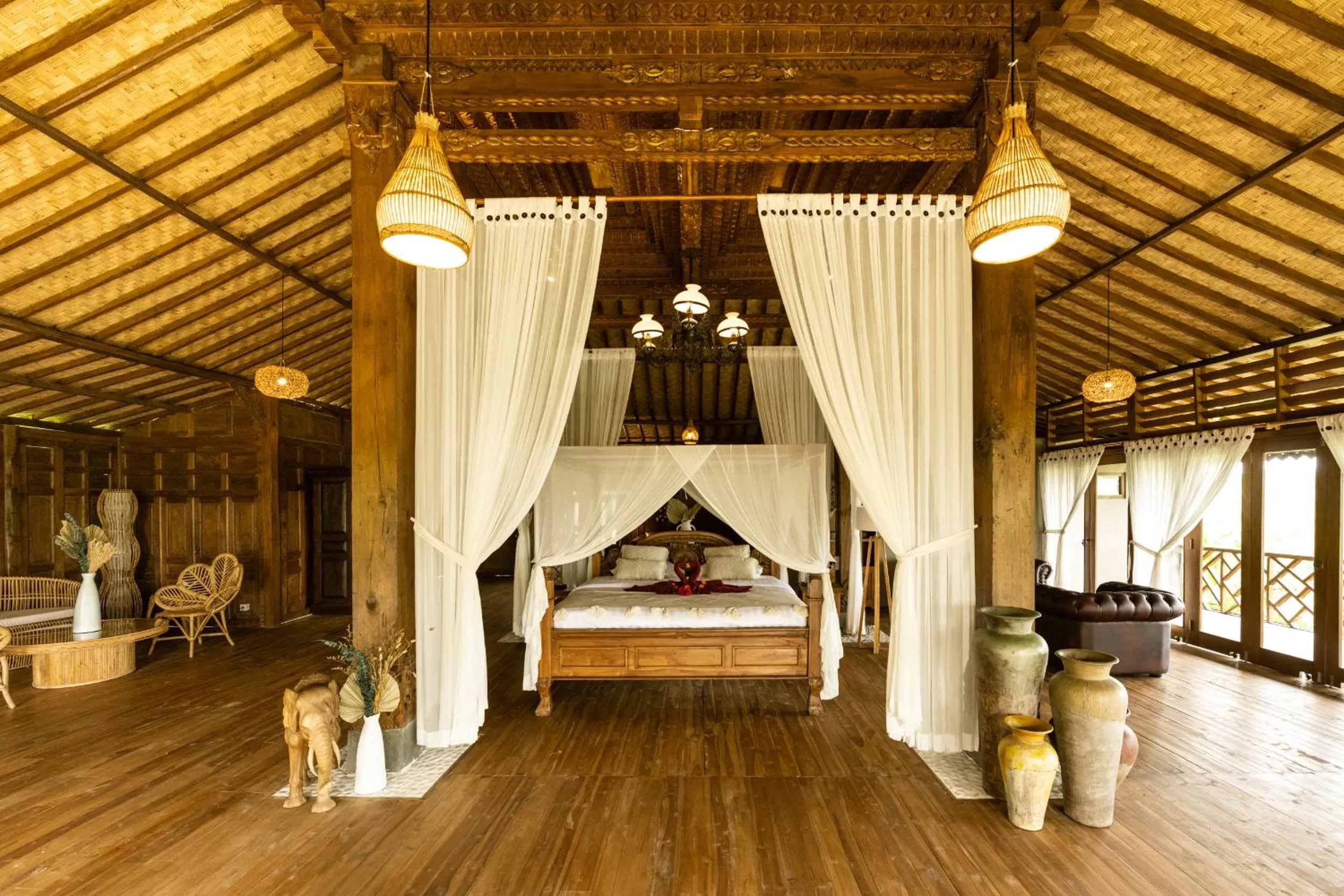 Bedroom in Tanah Damai Hotel