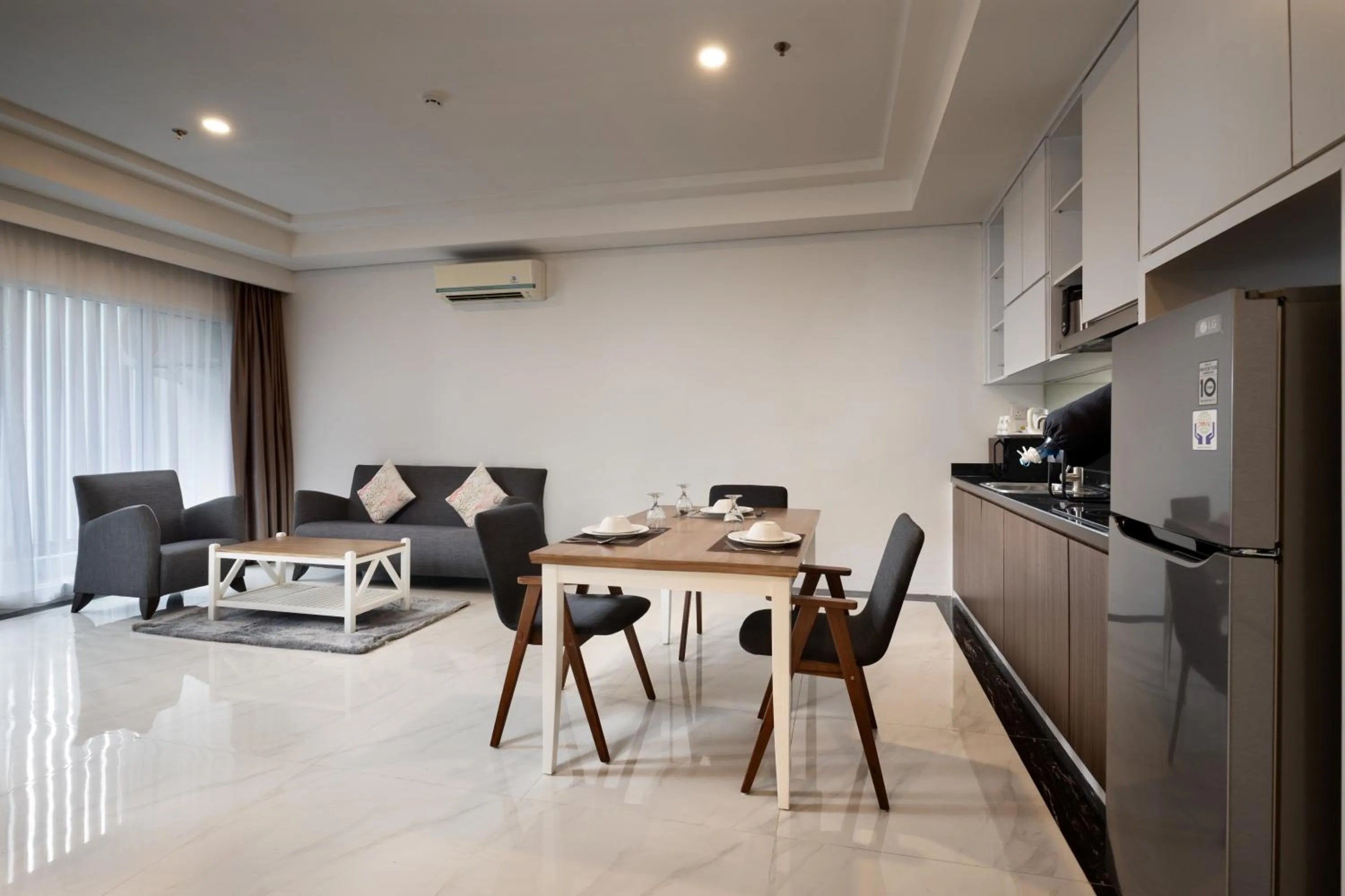 Kitchen or kitchenette in Panbil Residence Serviced Apartment