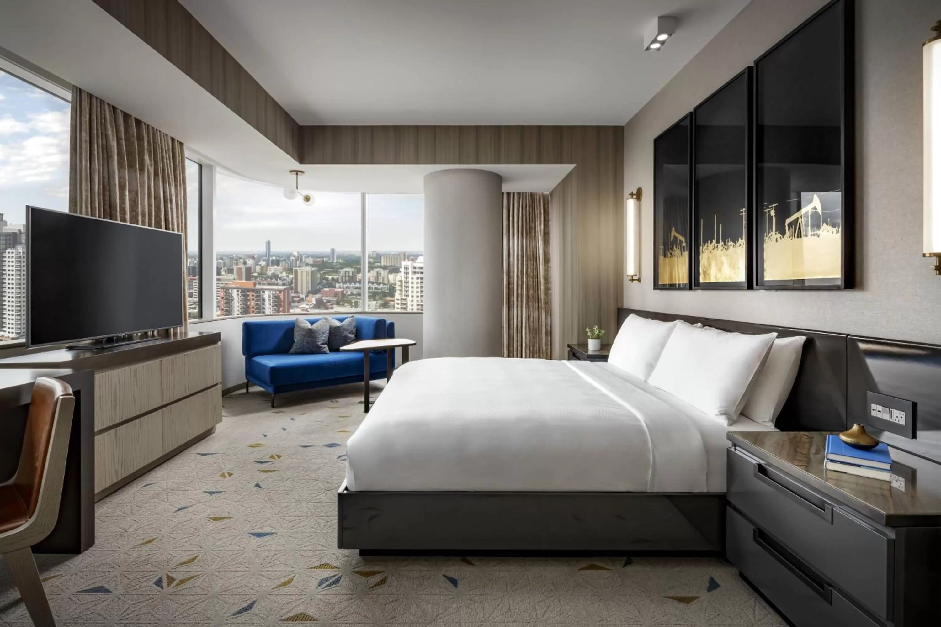 Photo of the whole room, Bed in JW Marriott Edmonton ICE District