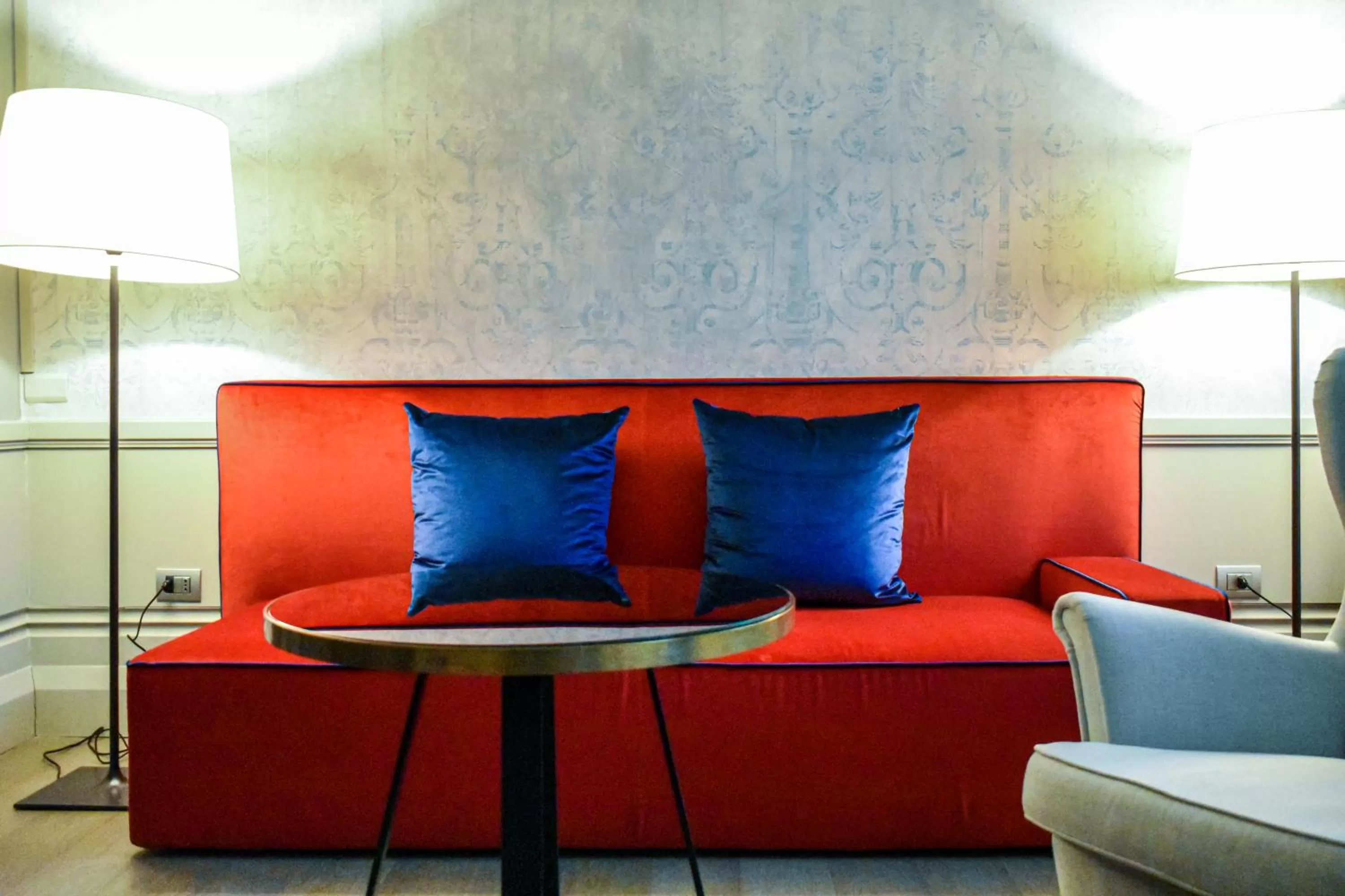 Living room in Palazzo Cornalia