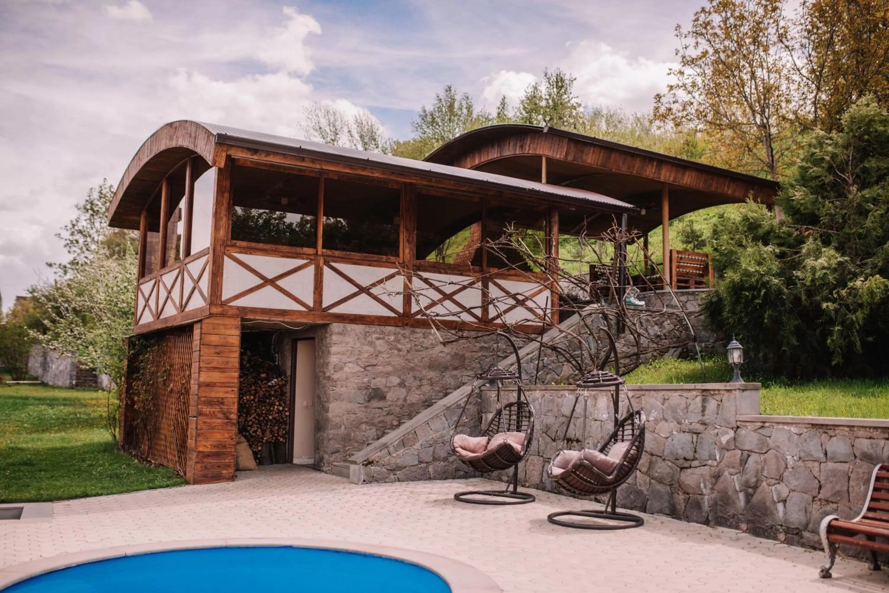 Patio in Laguna Hotel