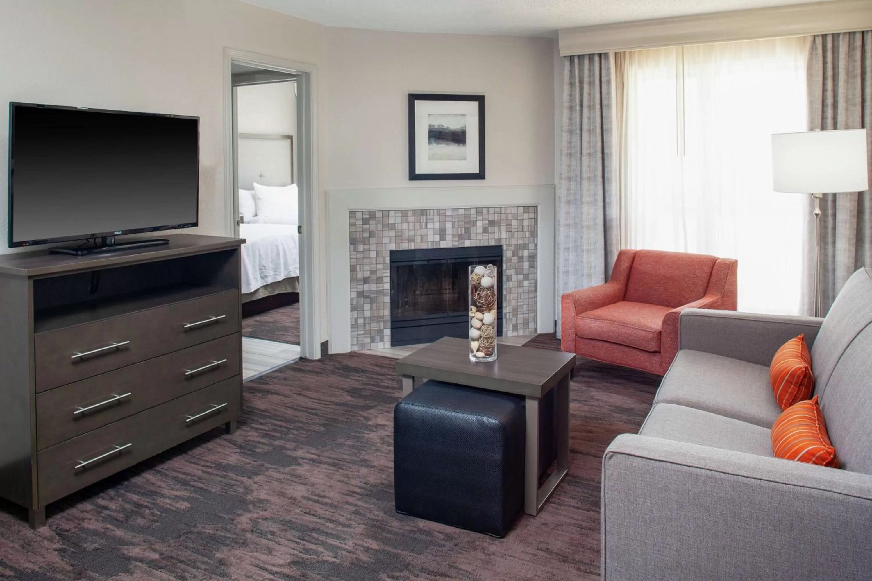 Living room in Homewood Suites by Hilton Dallas-Irving-Las Colinas