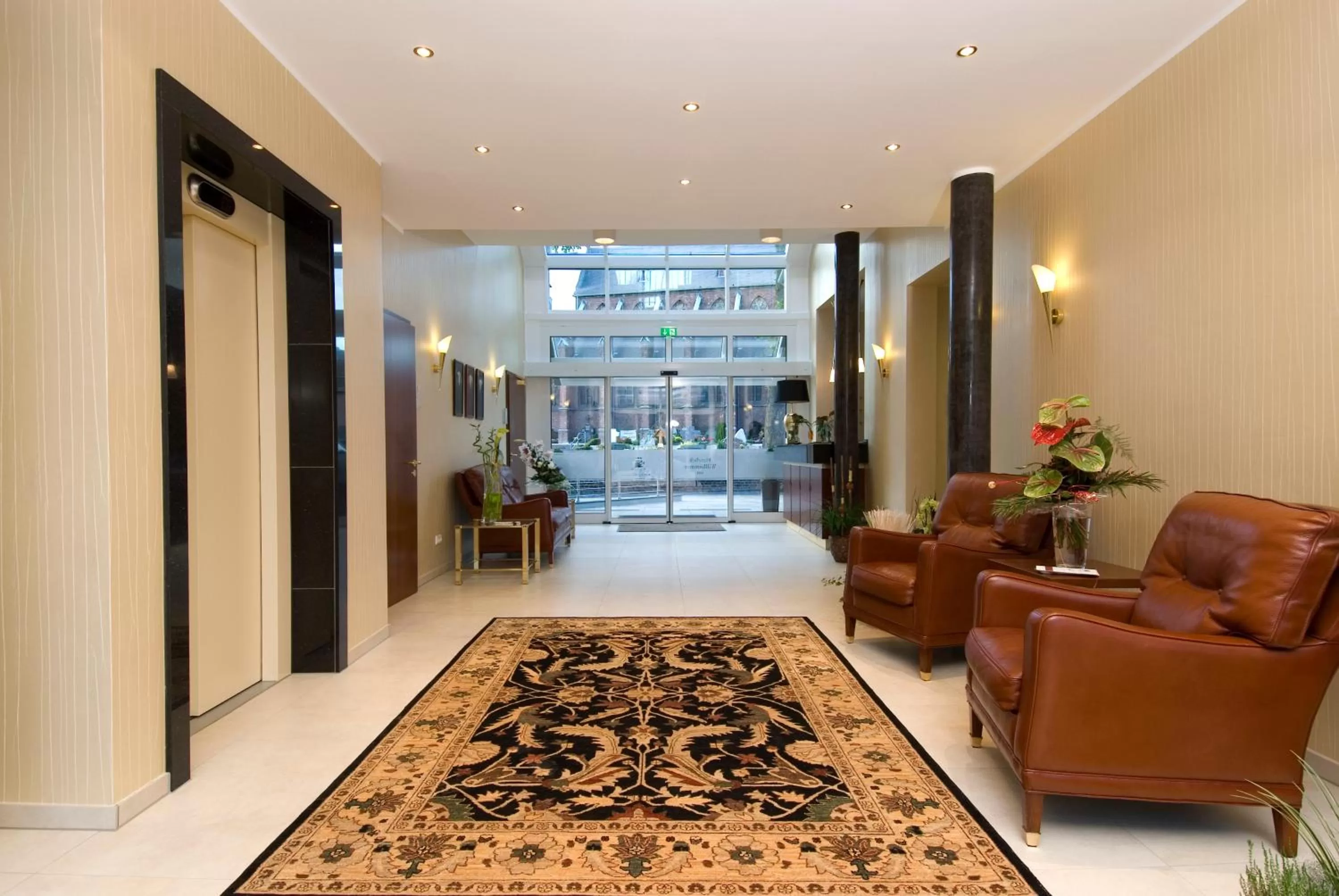 Lobby or reception in Mercator-Hotel