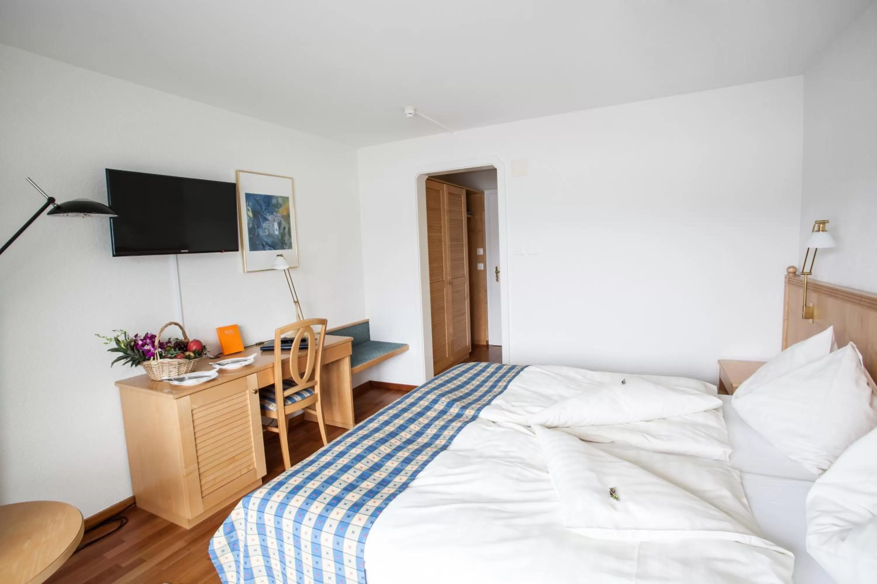 Bed in Garni-Hotel Frohburg - Beau Rivage Collection