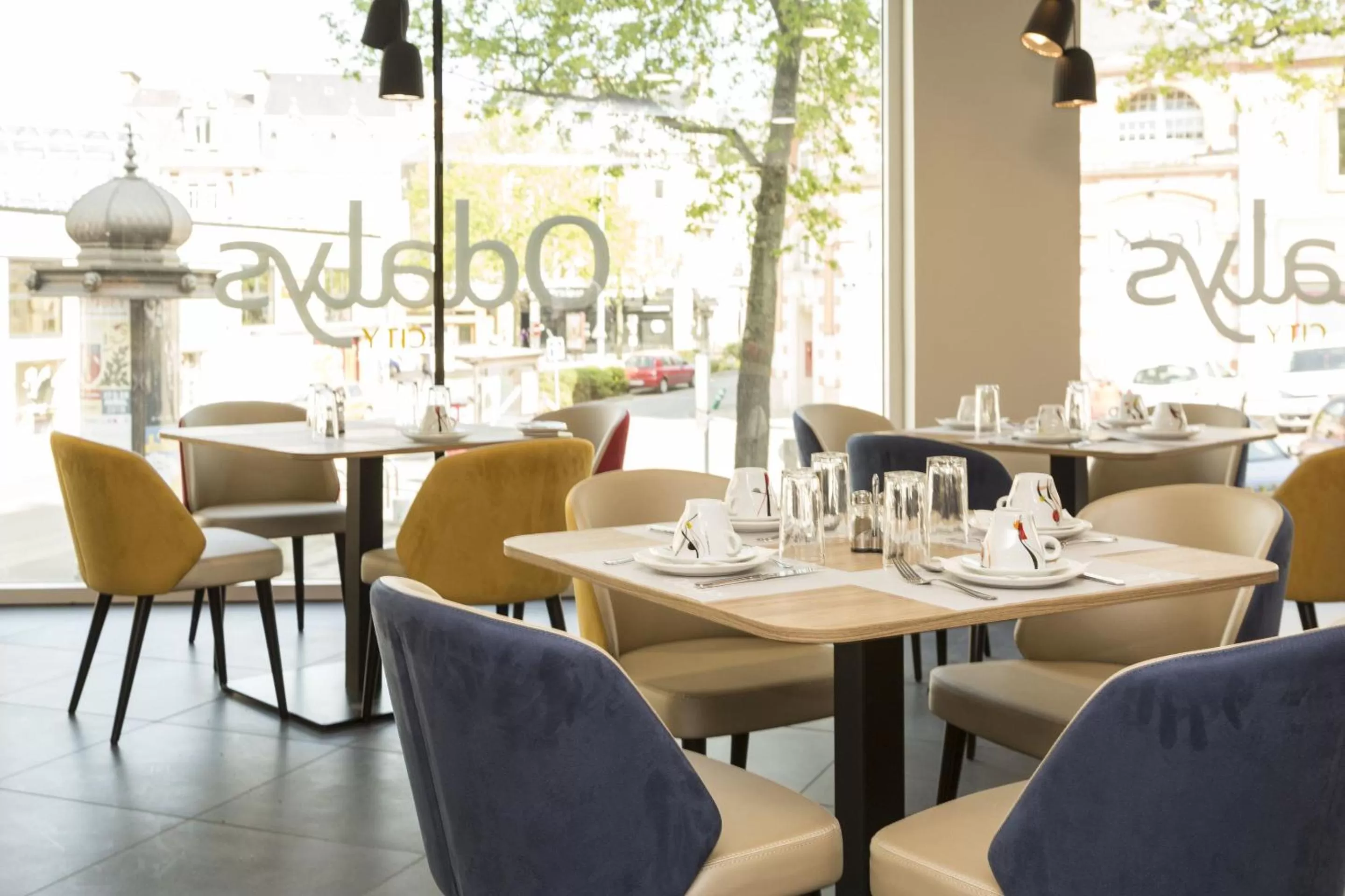 Buffet breakfast in Appart'hôtel Odalys City - Le Mans Centre Palais des Congrès