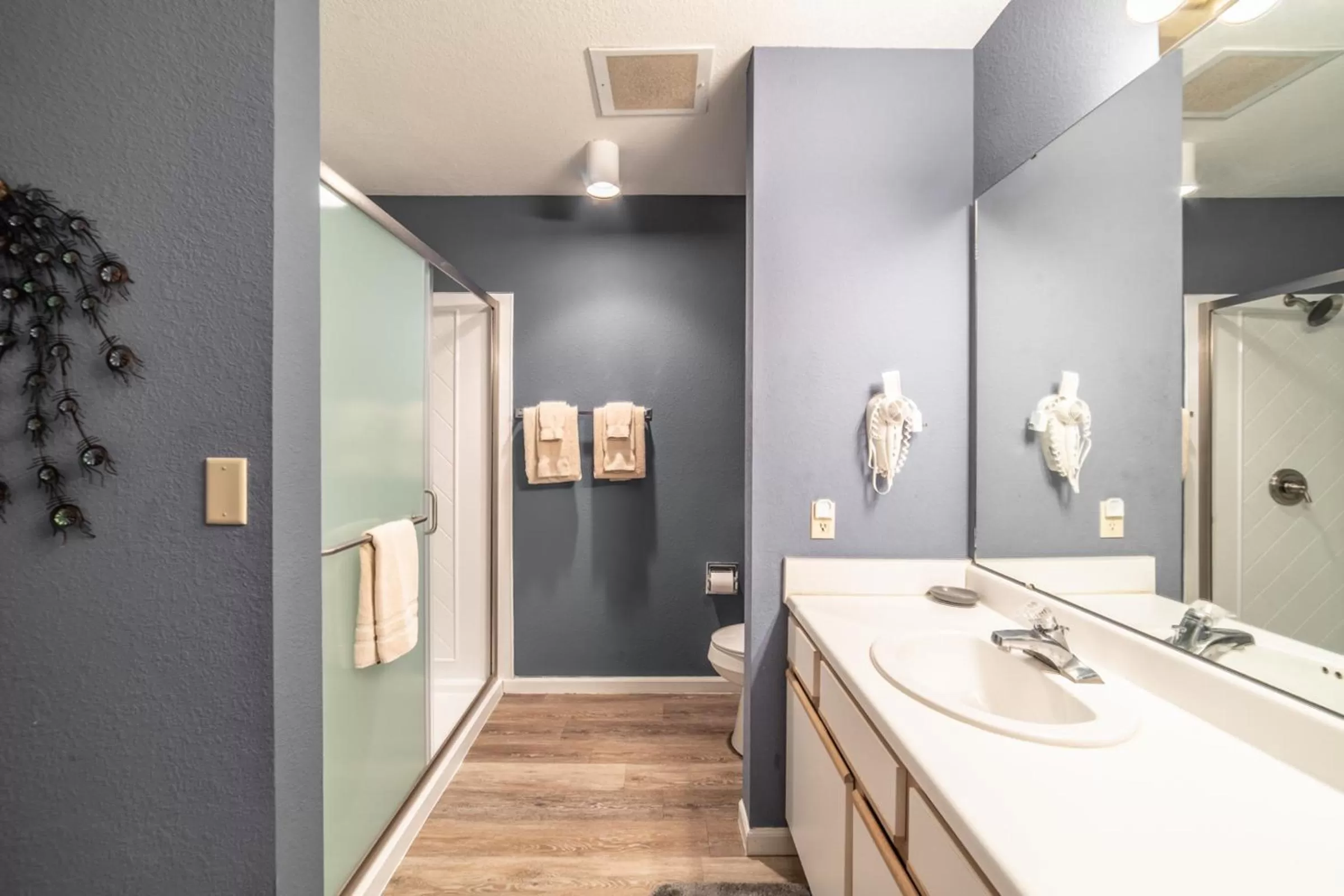 Shower in Pointe Royale Golf Resort