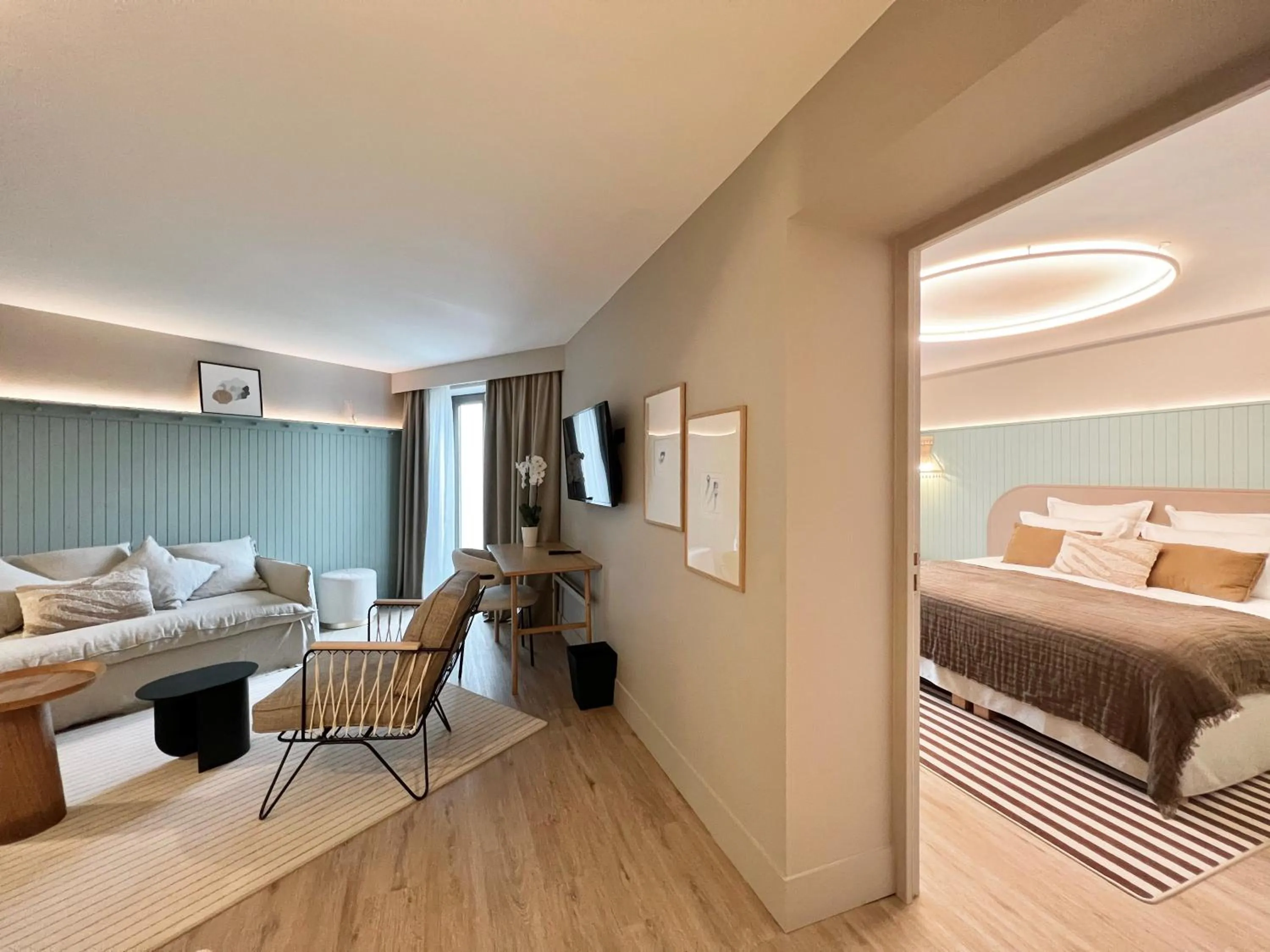 Bed in Emeria Dinard Thalasso Spa