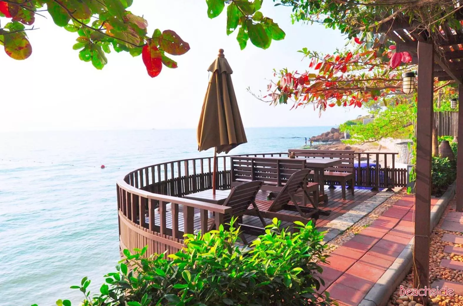 Patio in Birds and Bees Resort