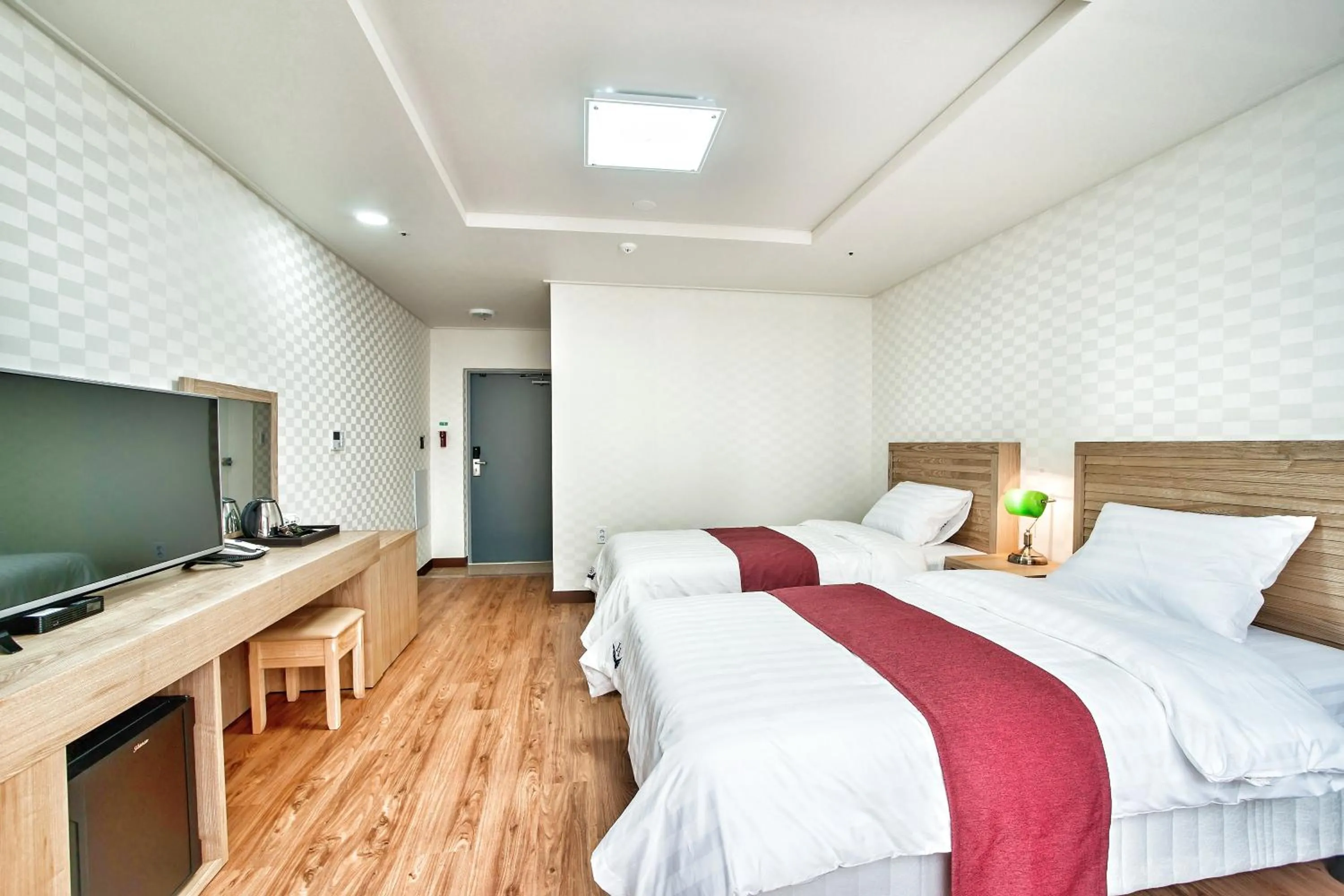 Bed in Breeze Bay Hotel