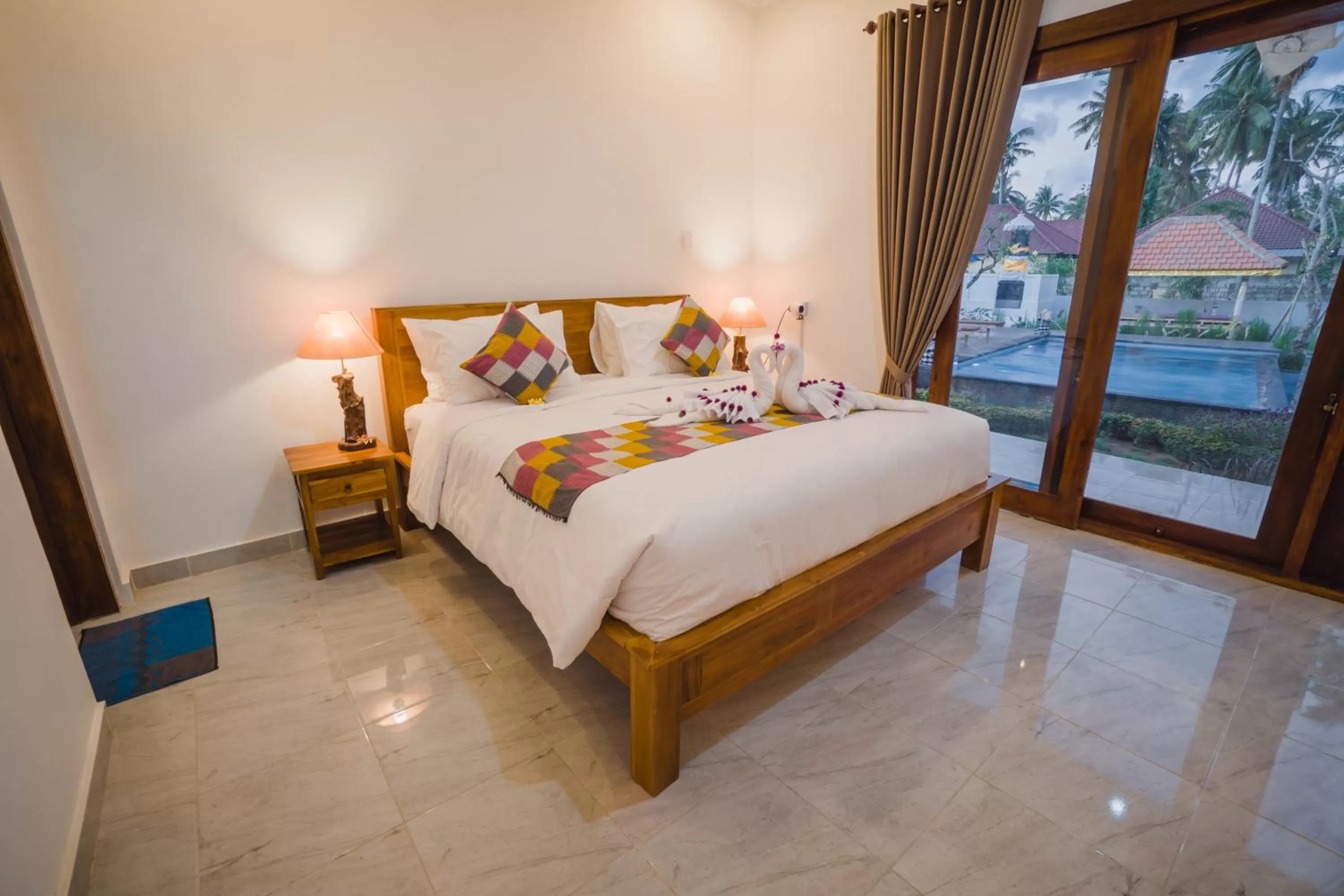 Bed in Pi Karya Beach