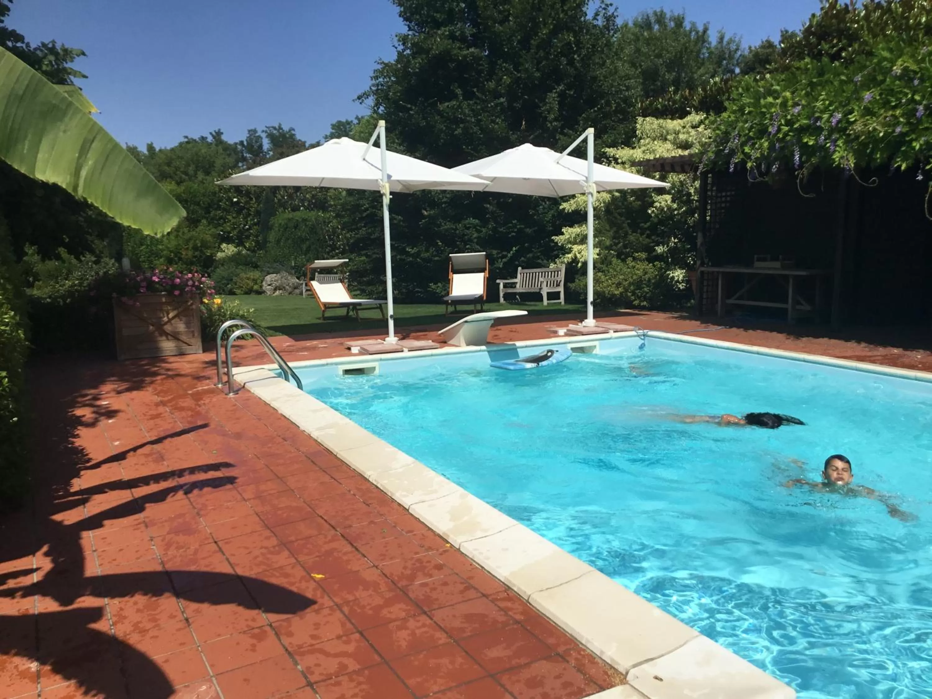 Swimming pool in La Pergola B&B